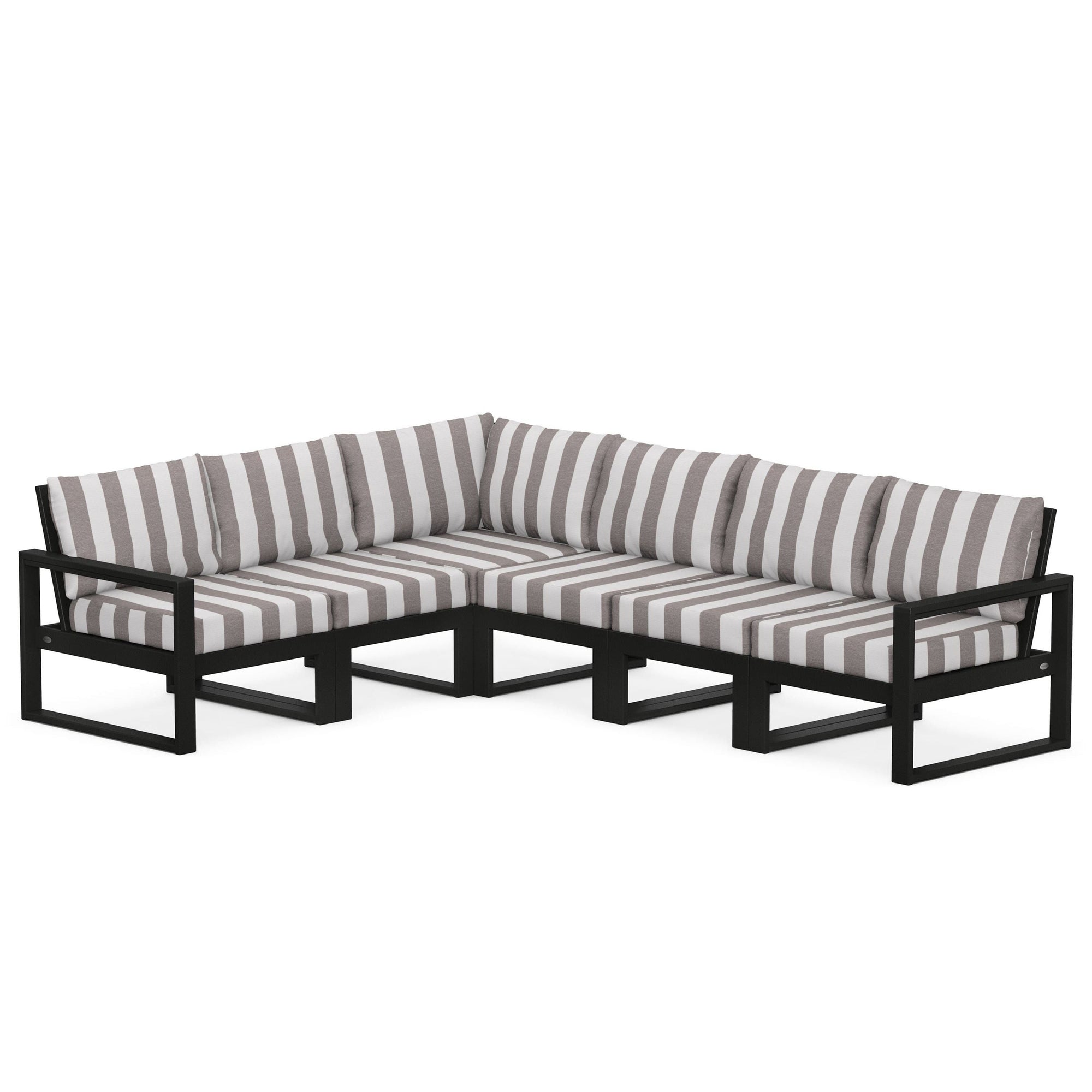 Polywood EDGE 6-Piece Modular Deep Seating Set
