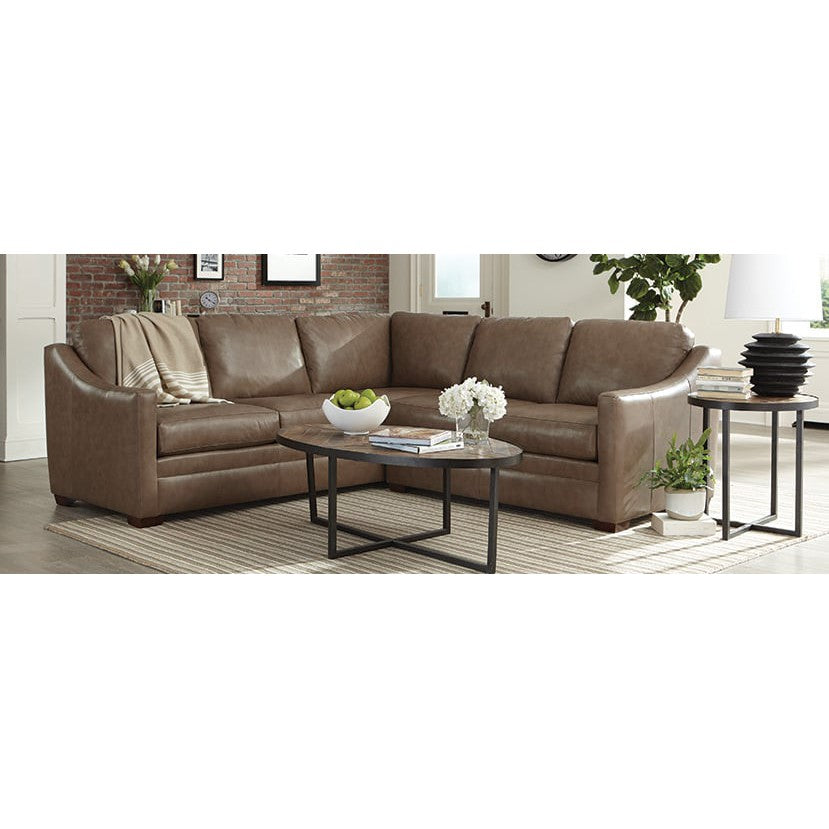 Craftmaster Customizable Leather  L-9 Sectional