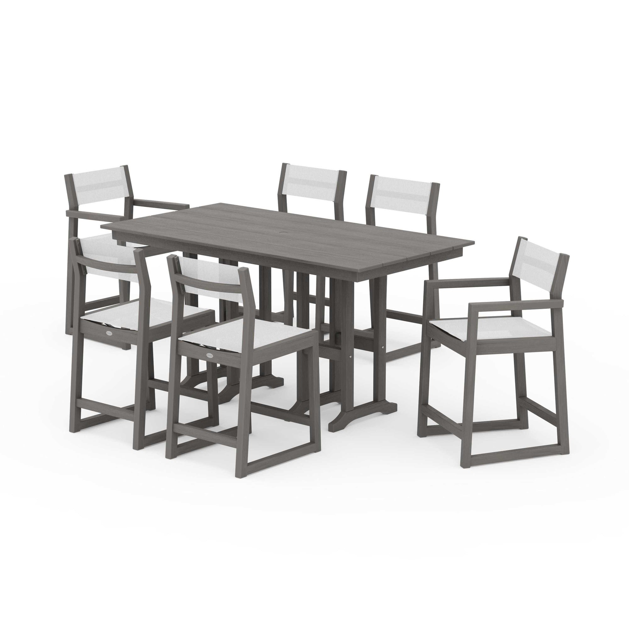 EDGE Sling 7-Piece Farmhouse Counter Set