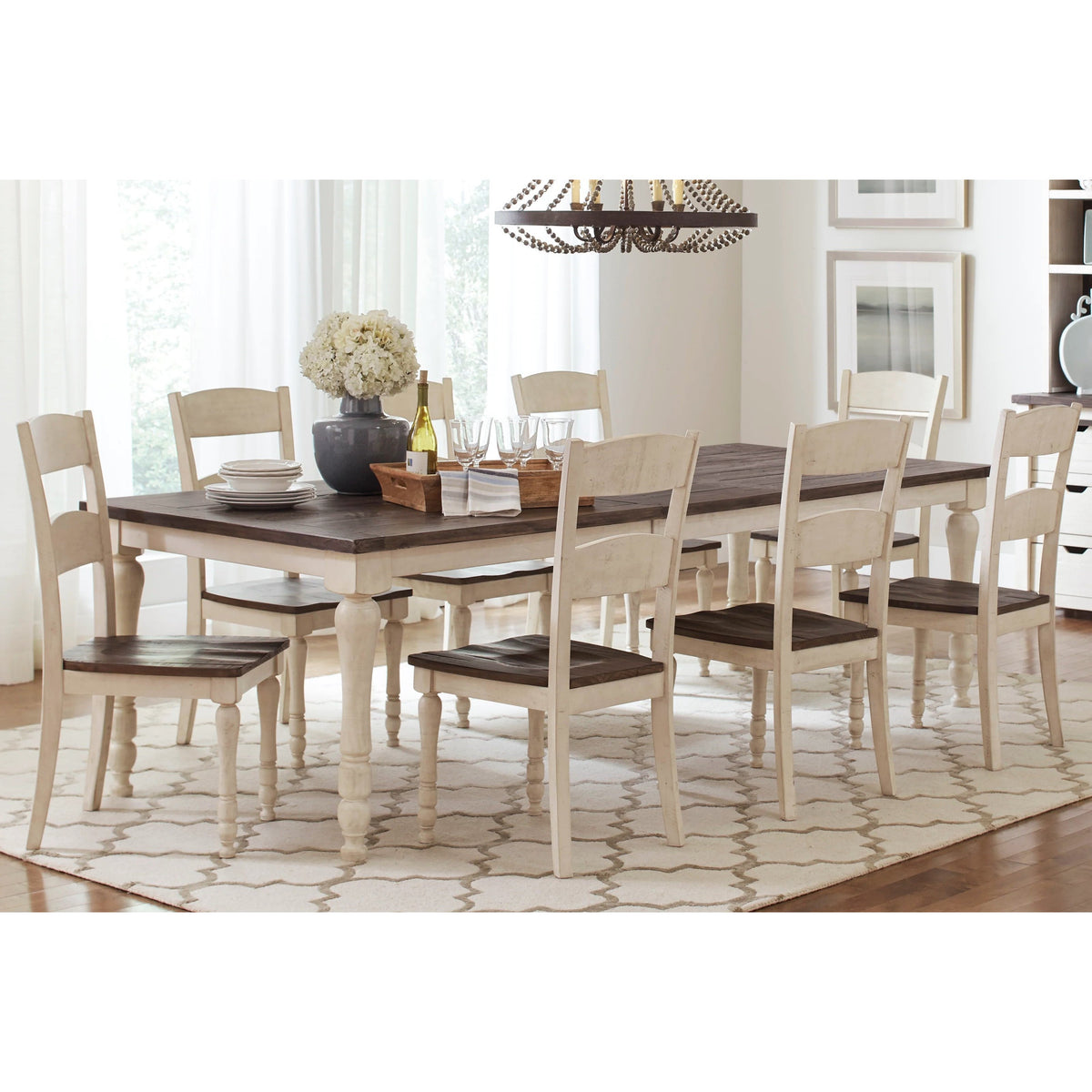 Loft 7-Pc Extendable Dining Set (84