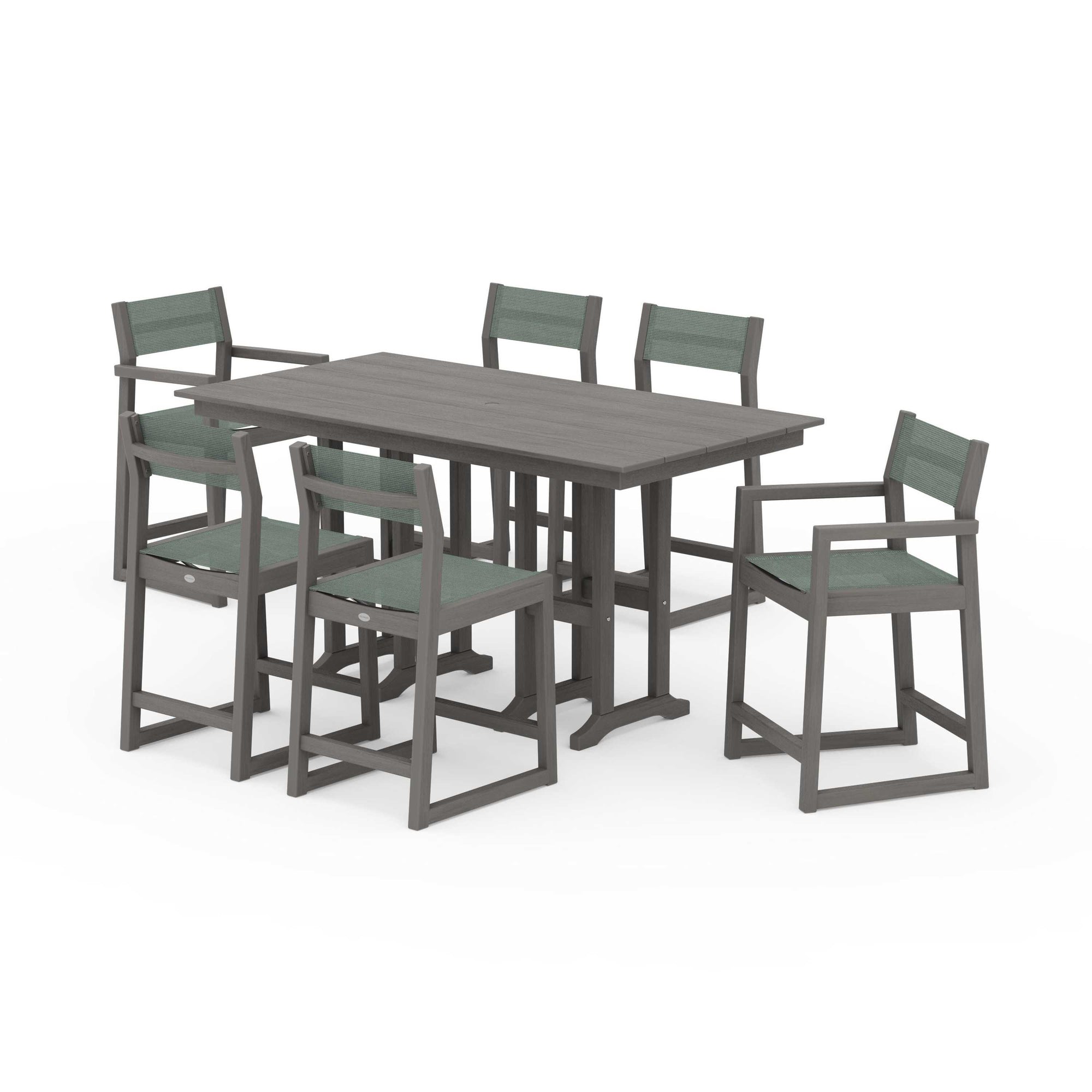 EDGE Sling 7-Piece Farmhouse Counter Set