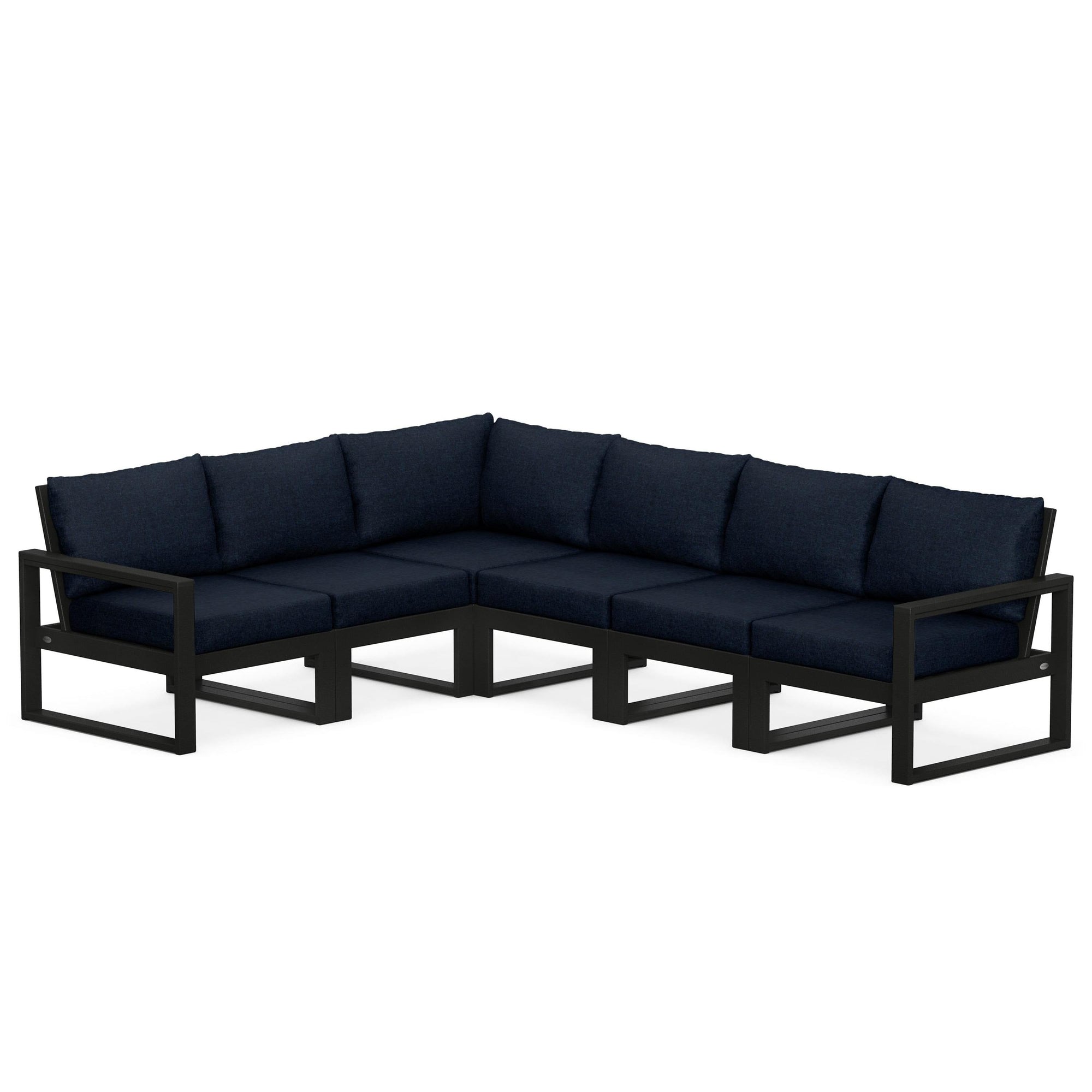 Polywood EDGE 6-Piece Modular Deep Seating Set