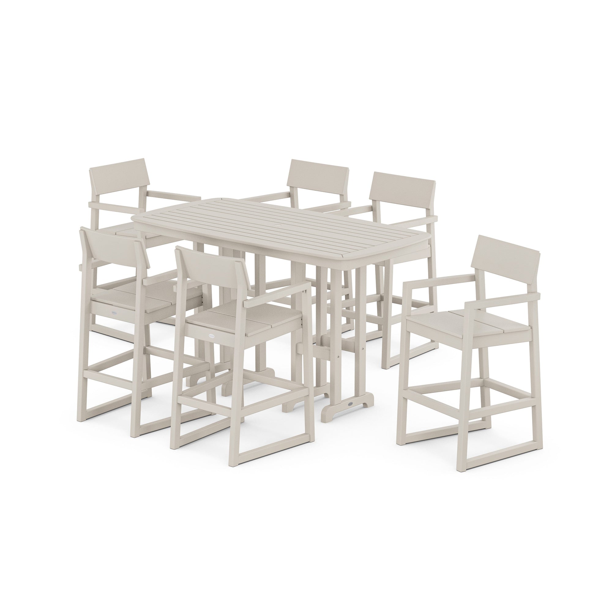 EDGE Arm Chair 7-Piece Bar Set