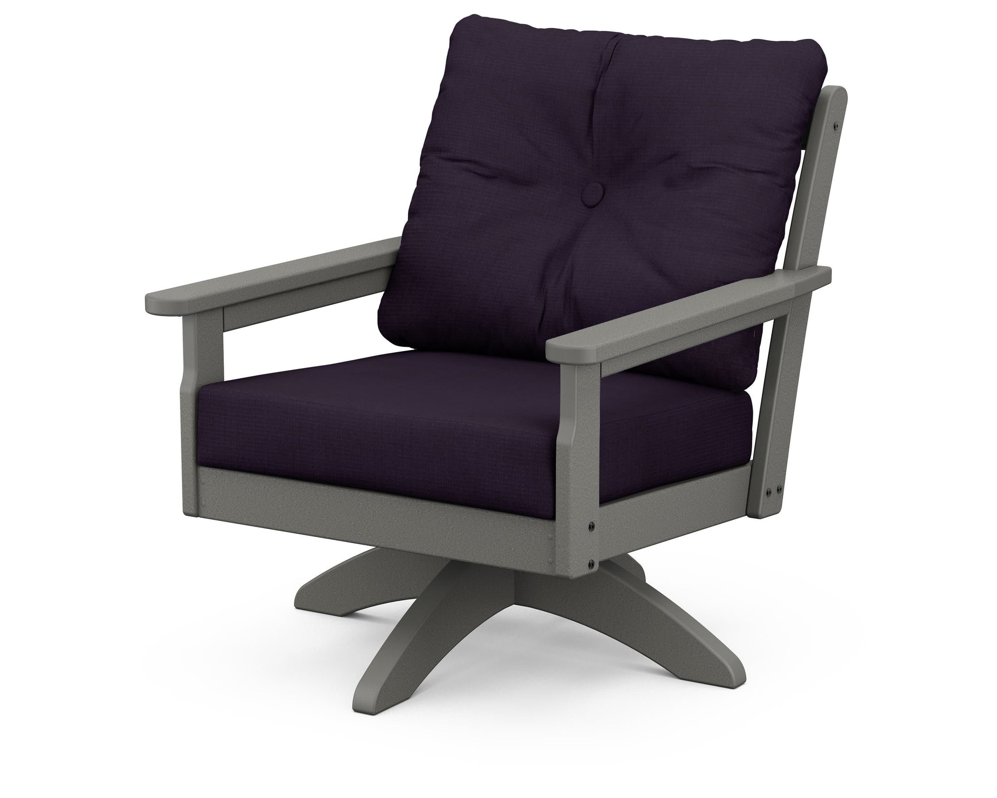 Polywood Vineyard Deep Seating Swivel Chair