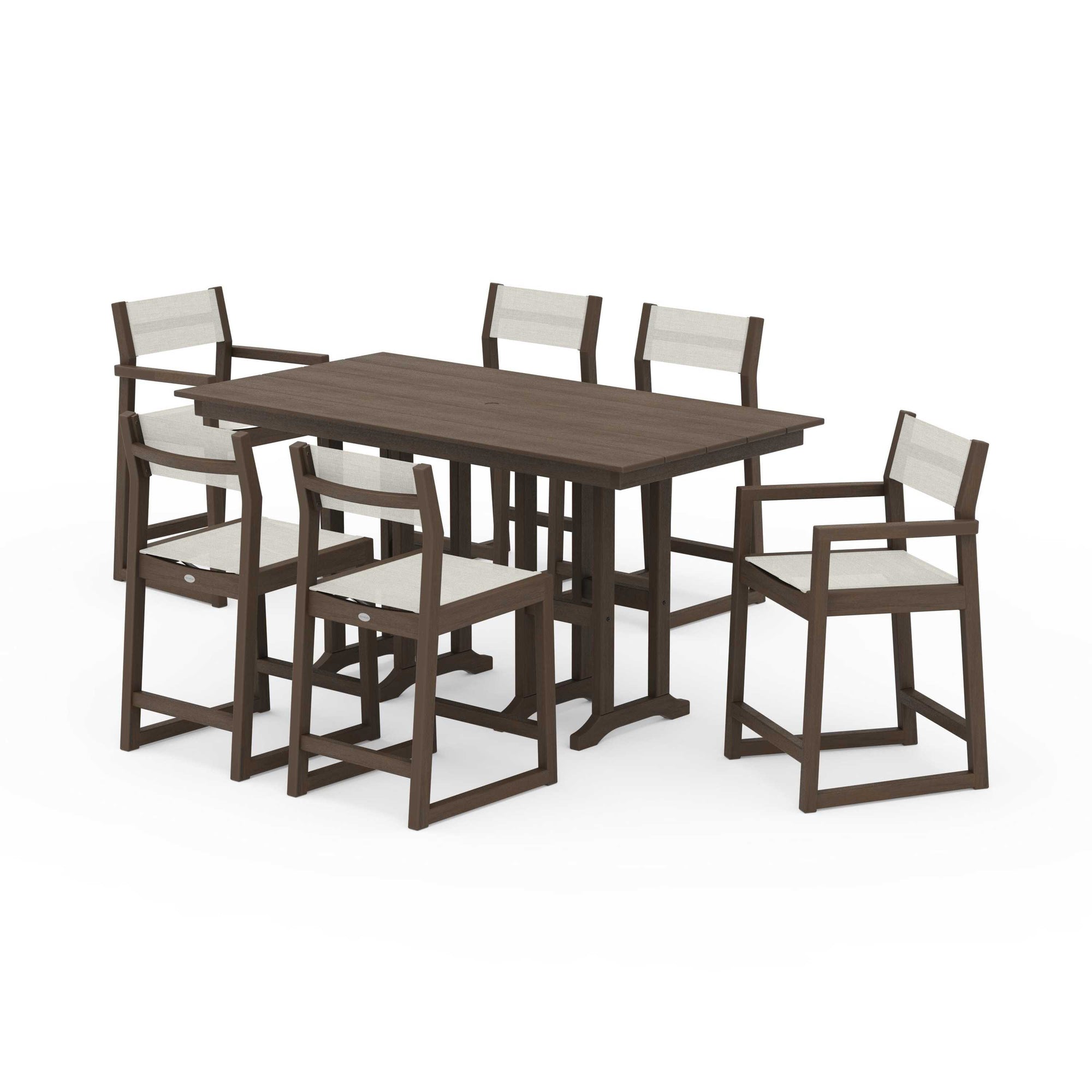 EDGE Sling 7-Piece Farmhouse Counter Set