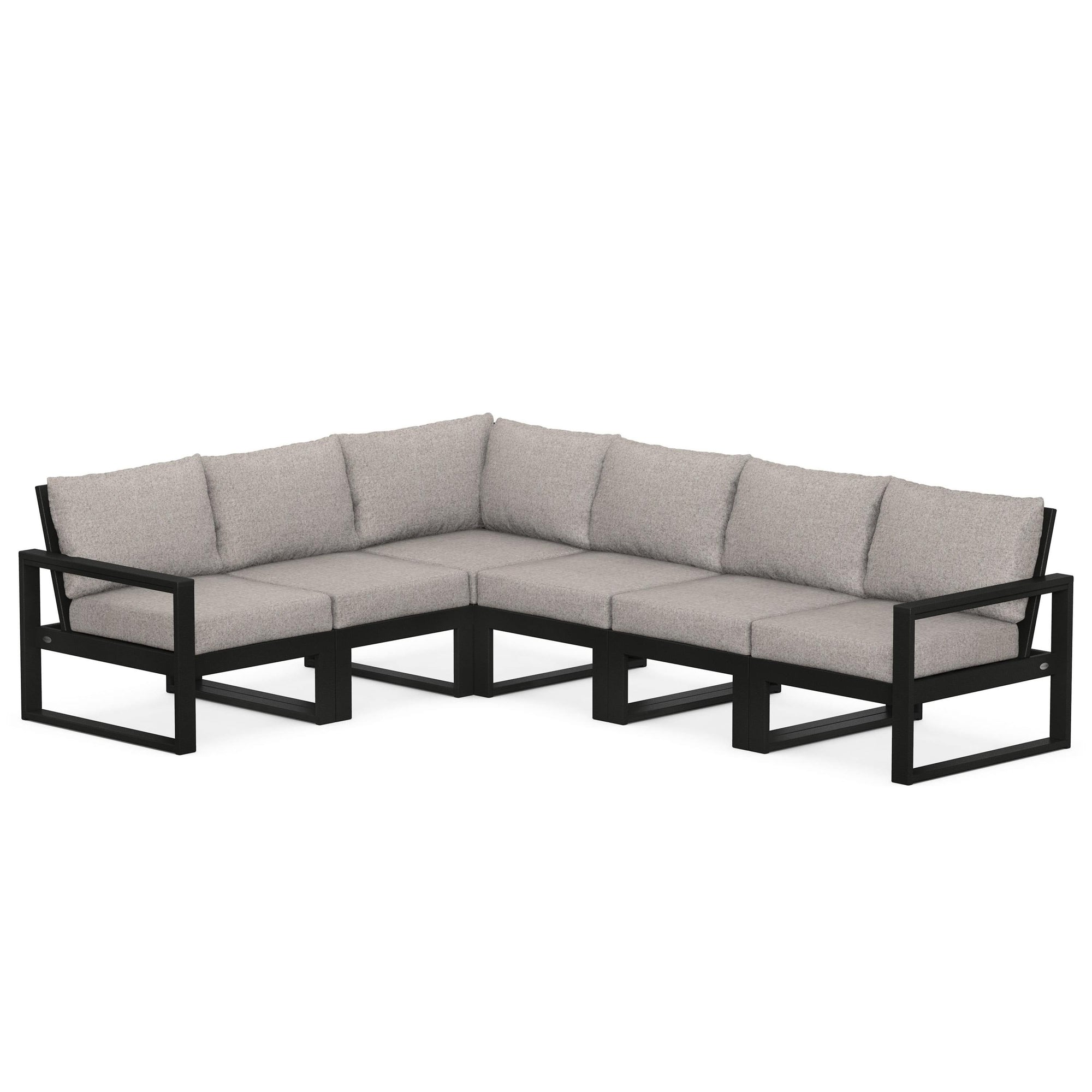 Polywood EDGE 6-Piece Modular Deep Seating Set