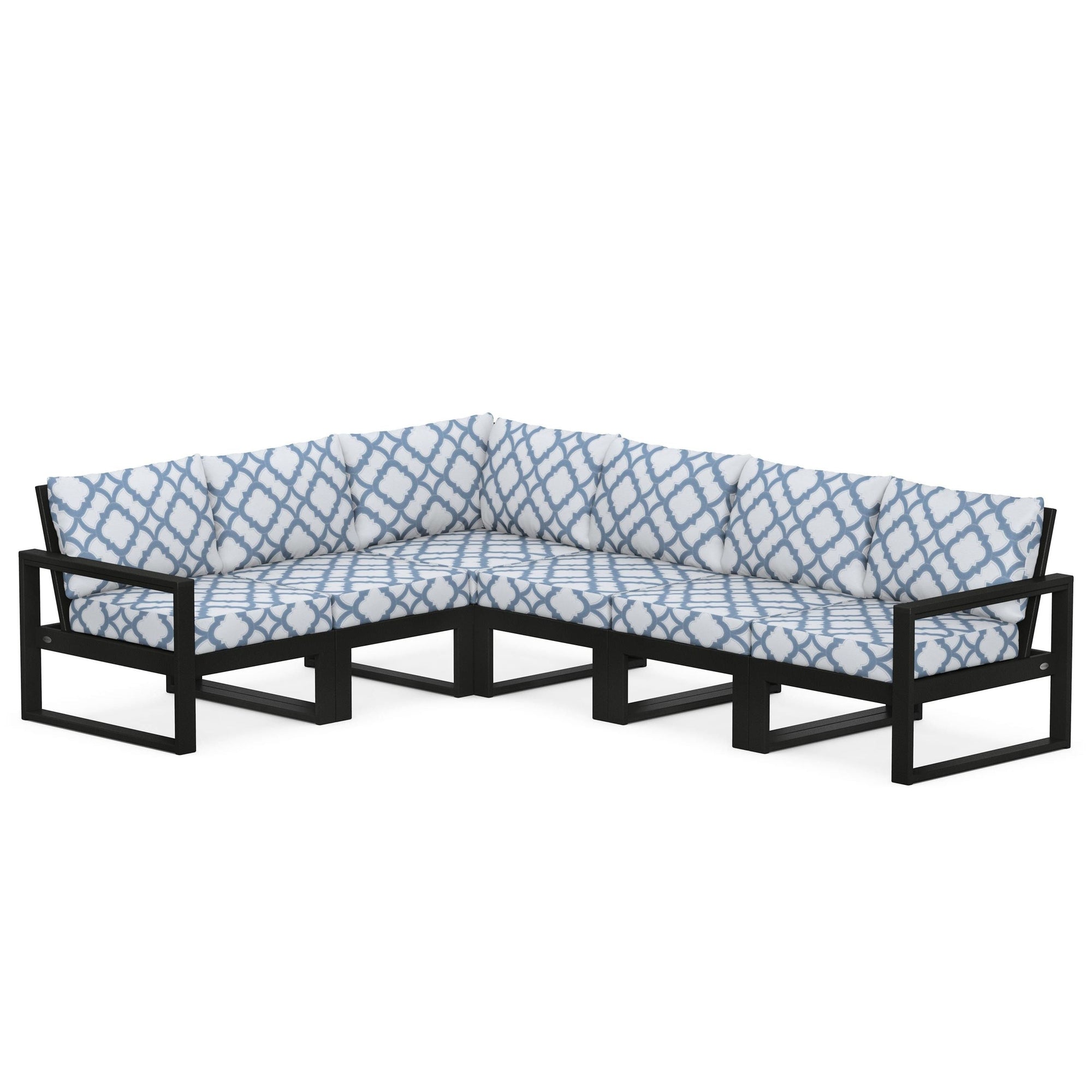Polywood EDGE 6-Piece Modular Deep Seating Set