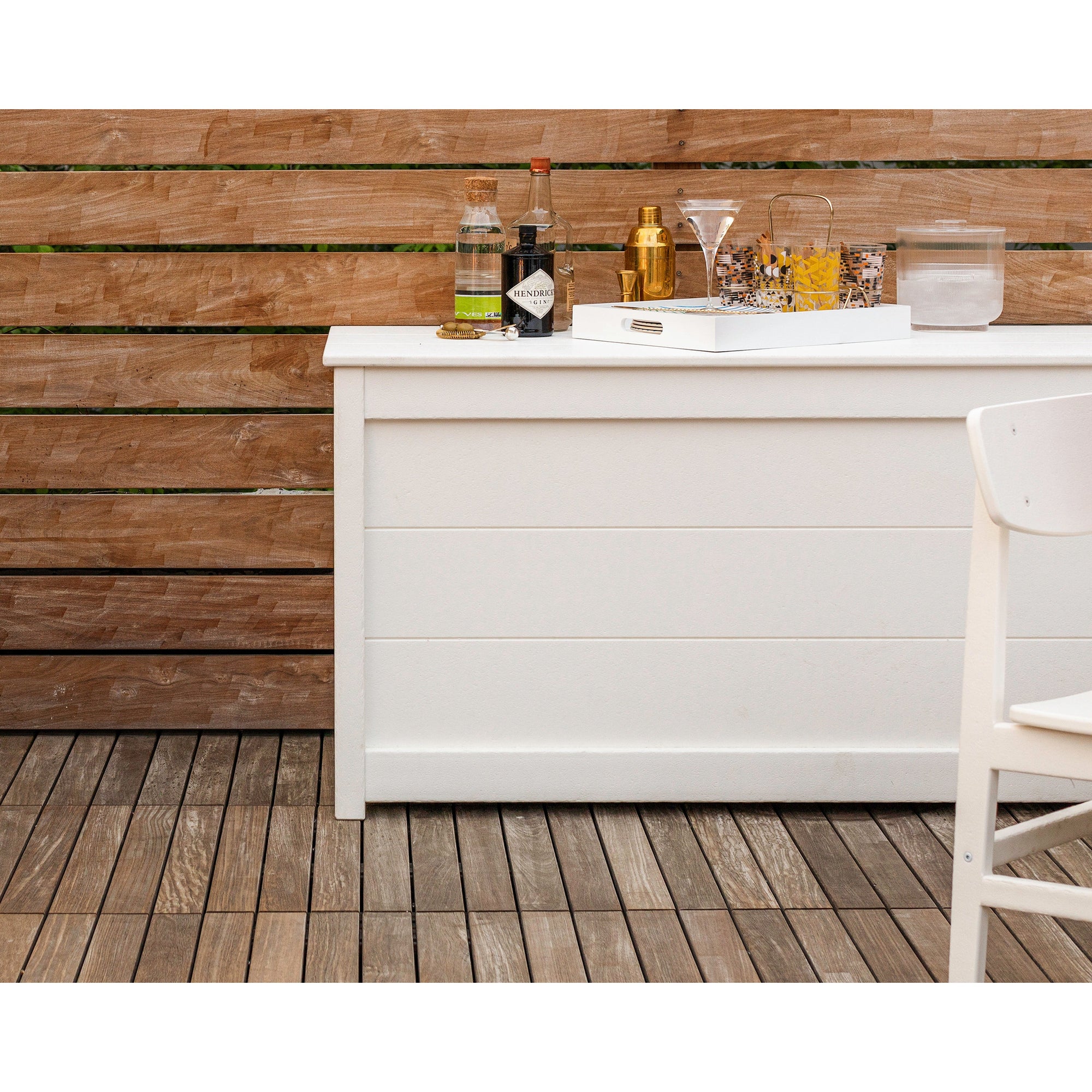 Polywood 68" Console Table with Storage