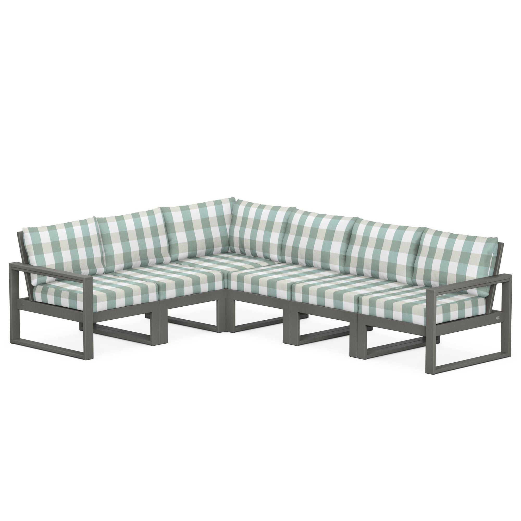 Polywood EDGE 6-Piece Modular Deep Seating Set