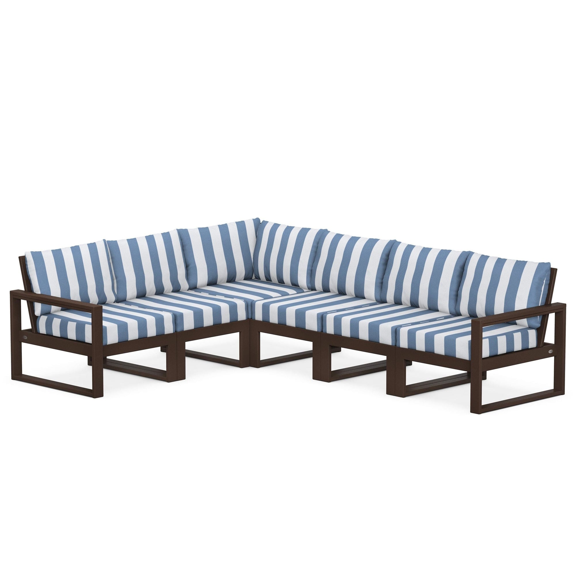 Polywood EDGE 6-Piece Modular Deep Seating Set