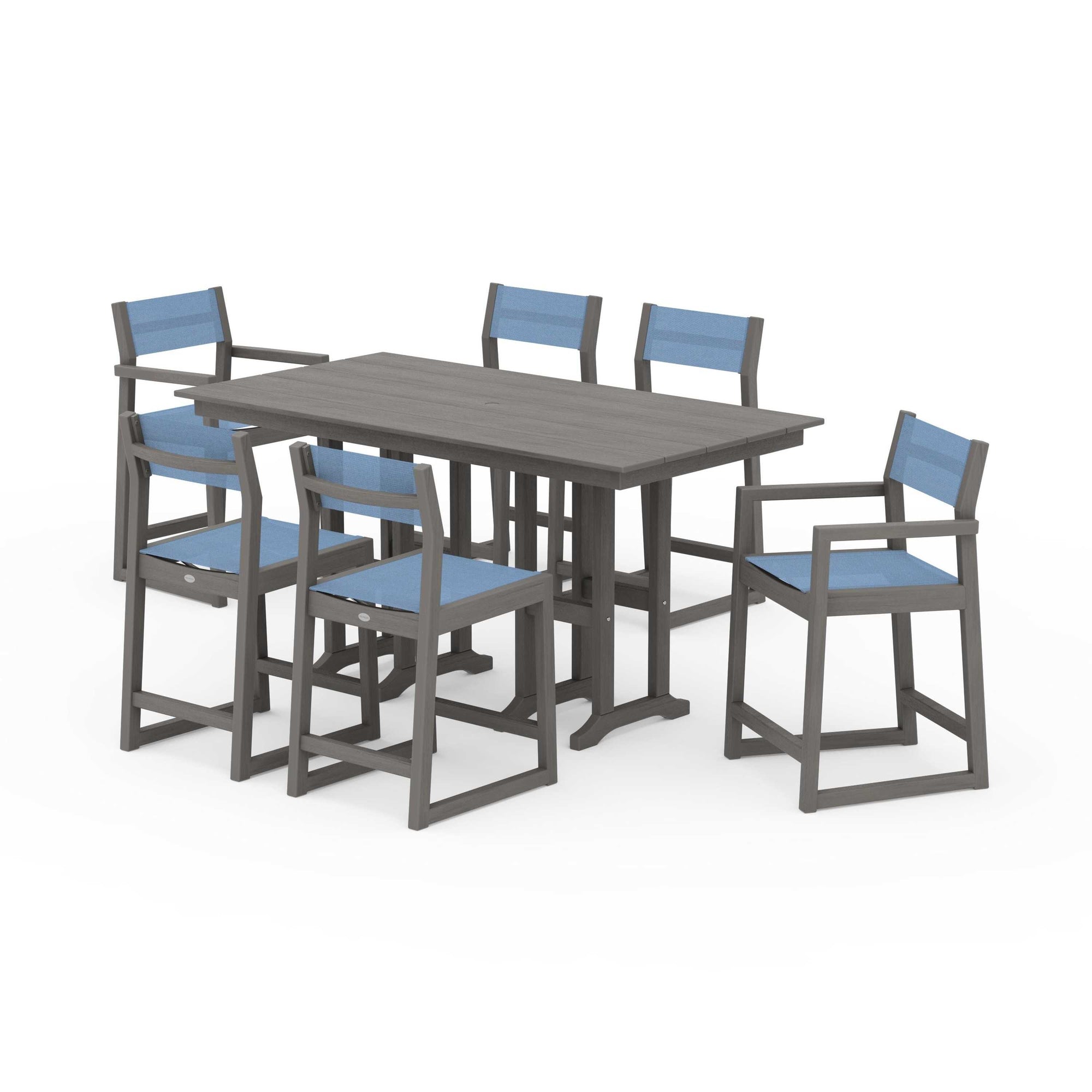 EDGE Sling 7-Piece Farmhouse Counter Set