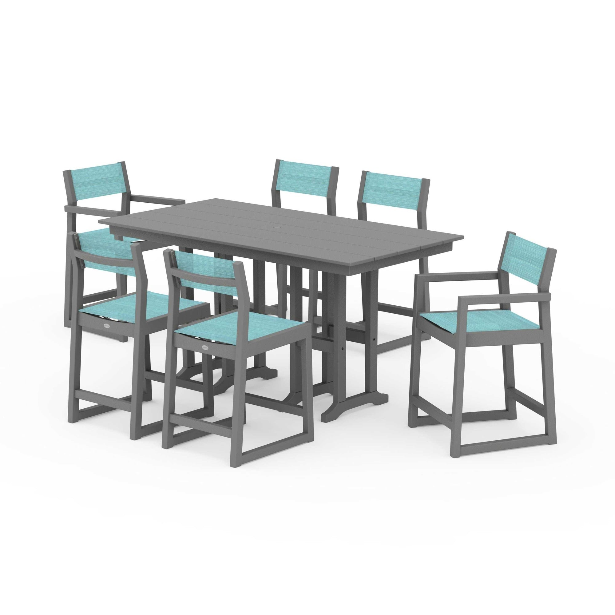 EDGE Sling 7-Piece Farmhouse Counter Set