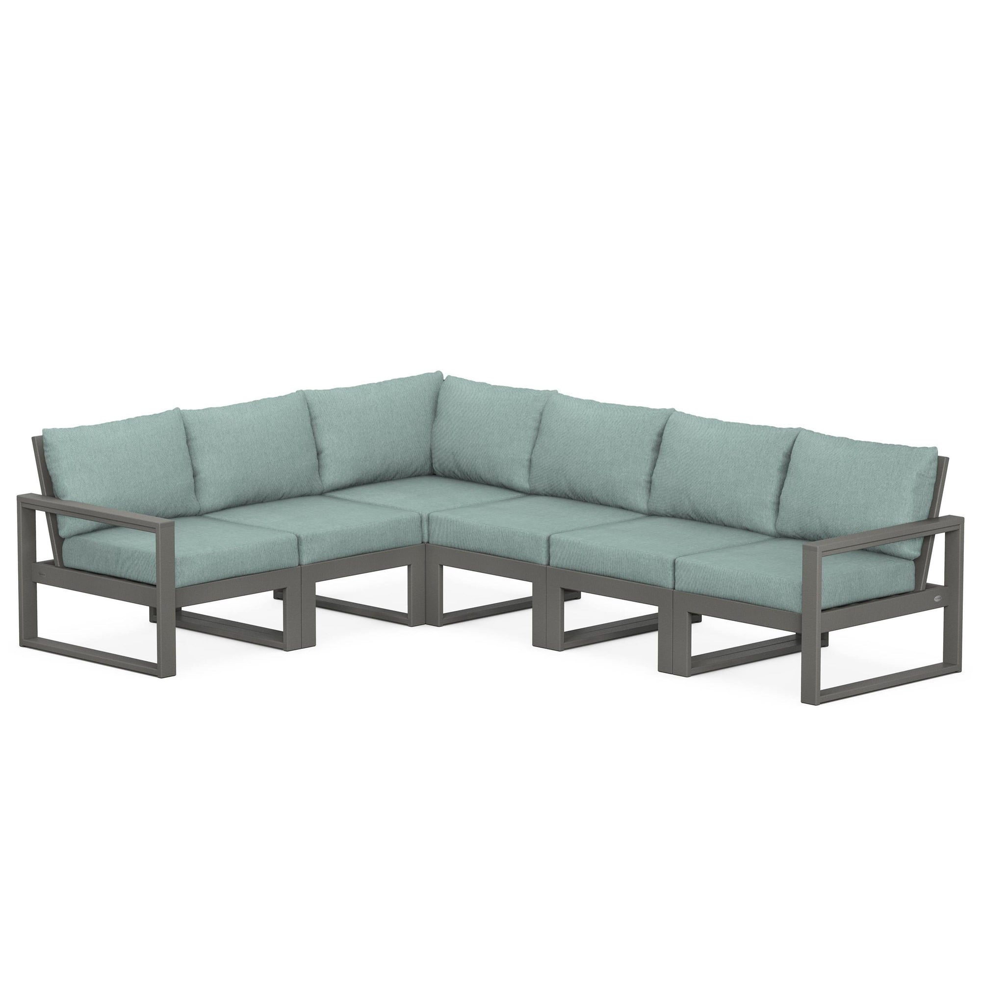 Polywood EDGE 6-Piece Modular Deep Seating Set