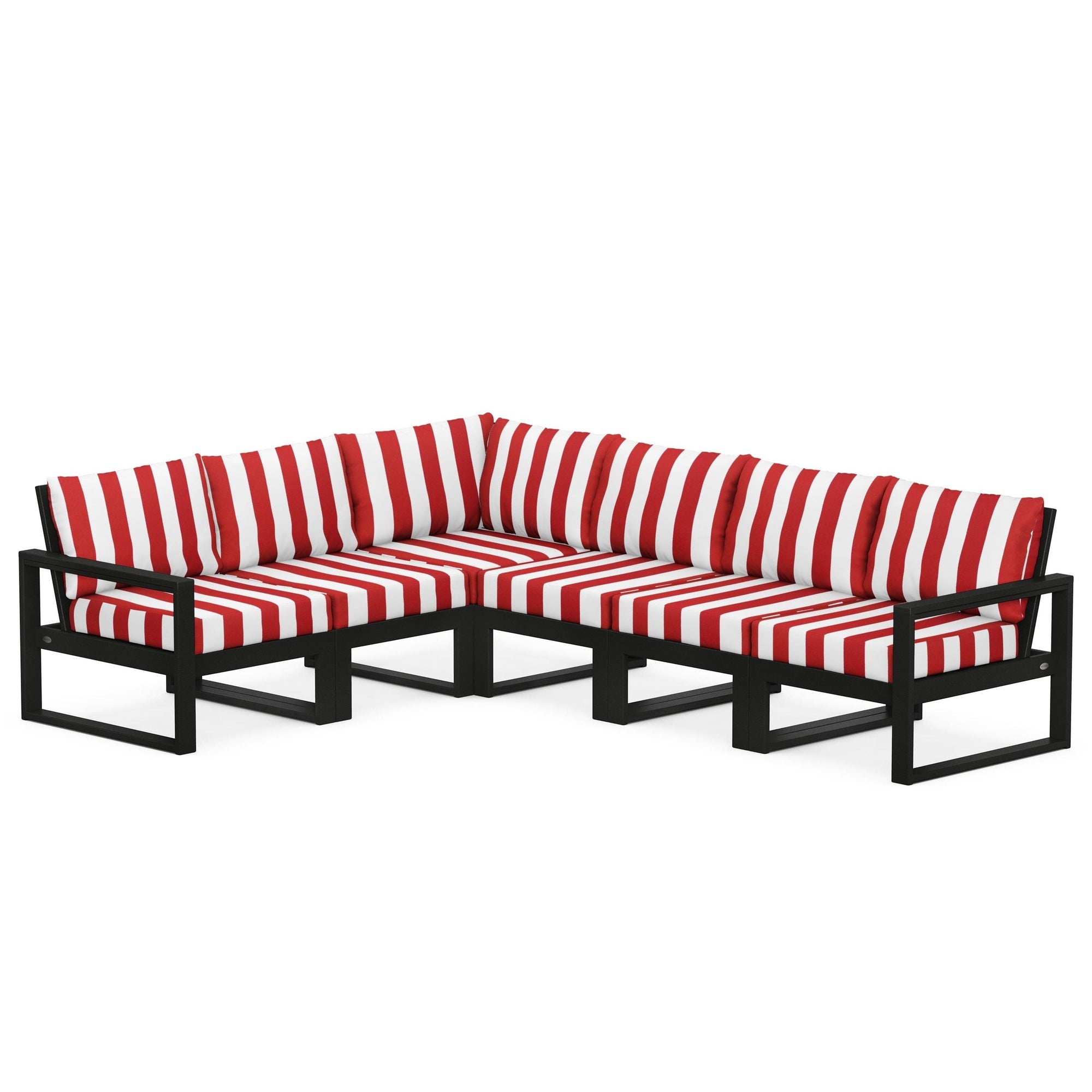 Polywood EDGE 6-Piece Modular Deep Seating Set