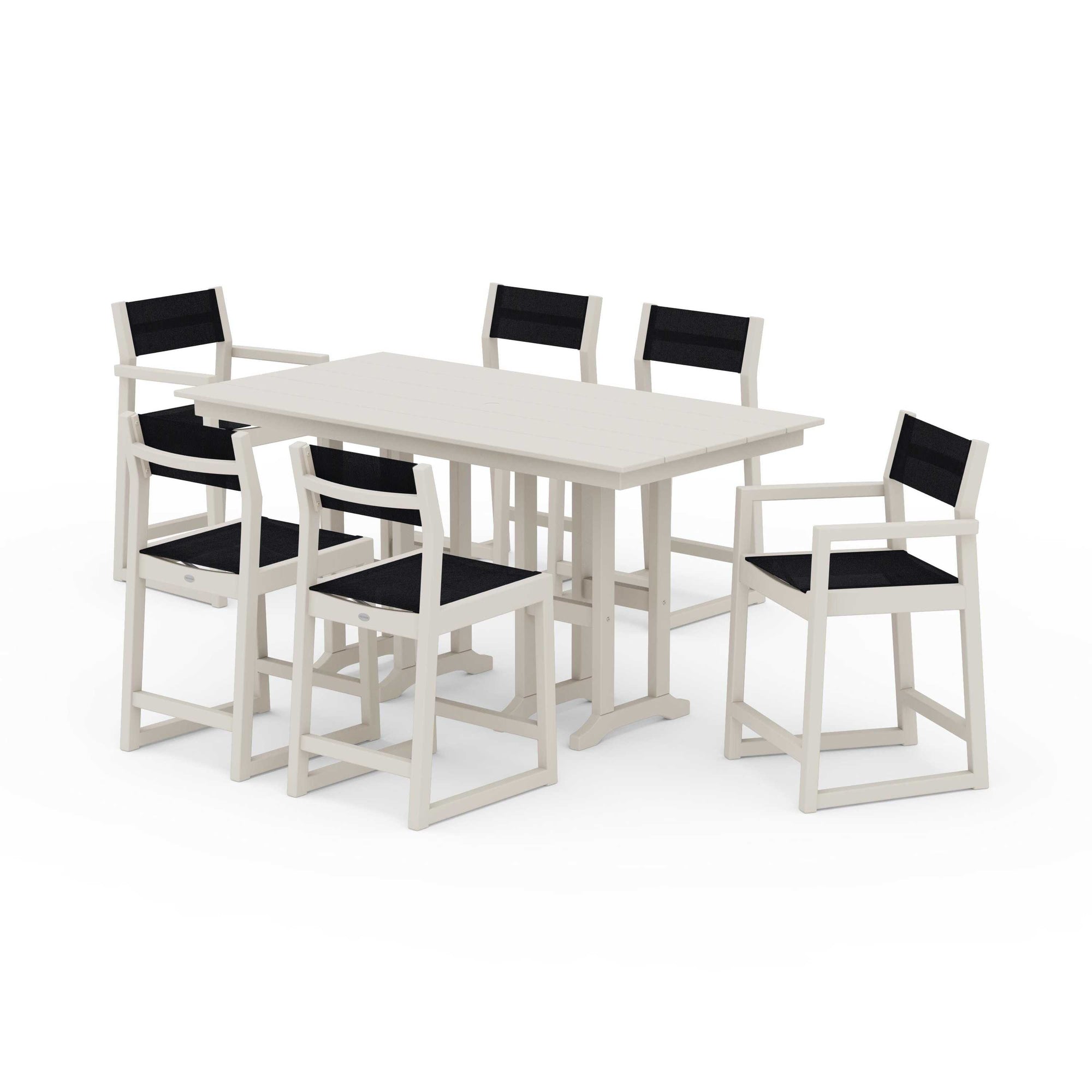 EDGE Sling 7-Piece Farmhouse Counter Set