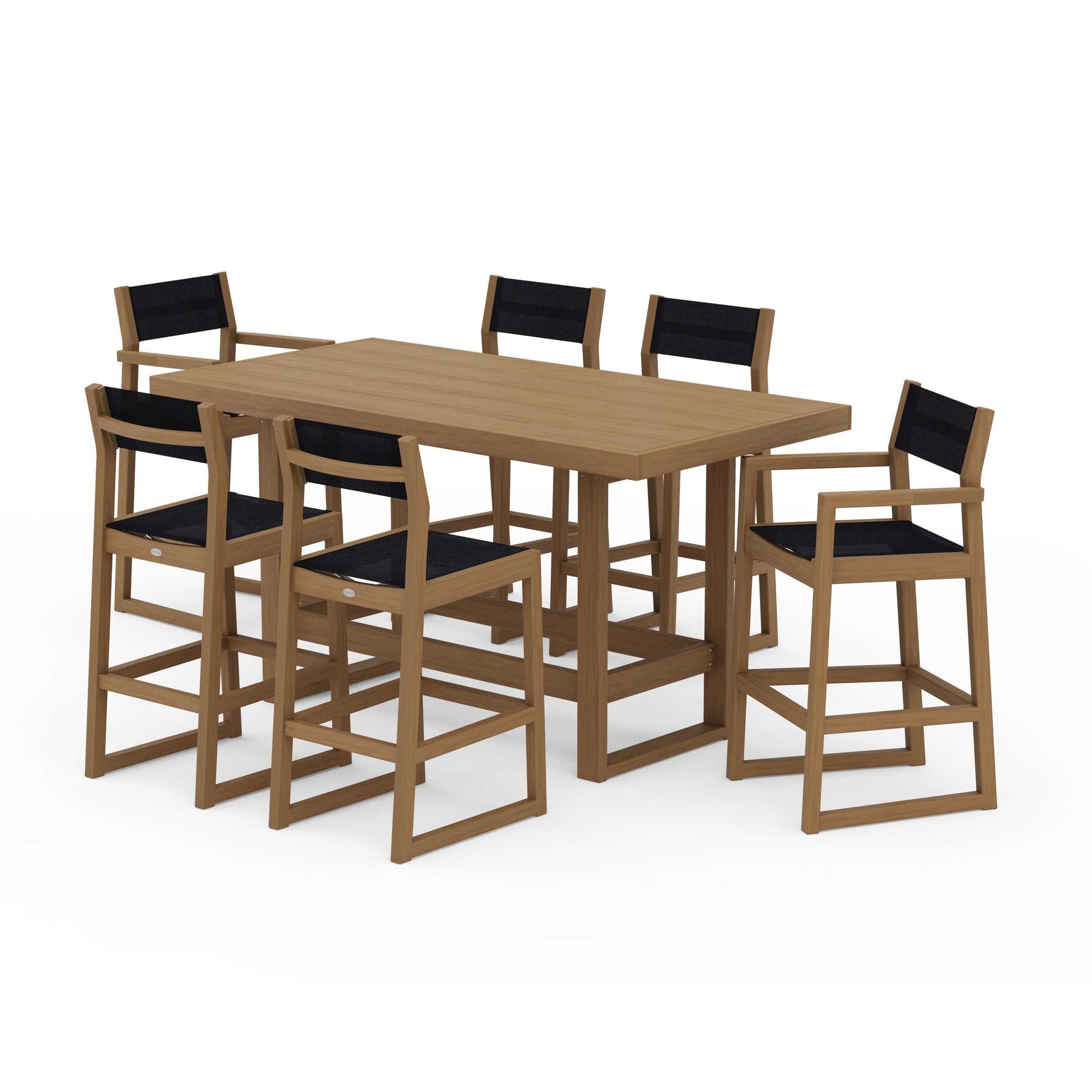 EDGE Sling 7-Piece Bar Table Set