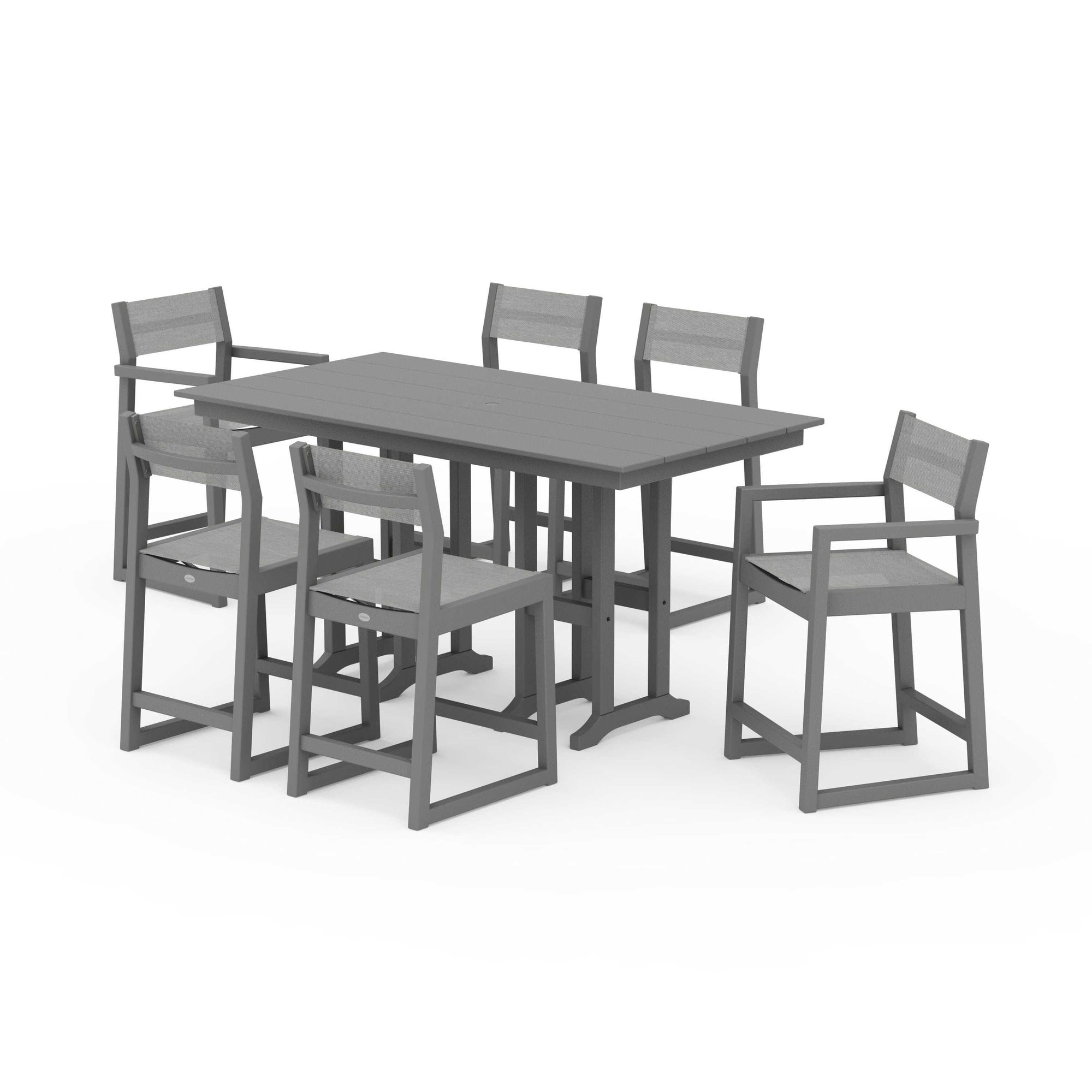 EDGE Sling 7-Piece Farmhouse Counter Set