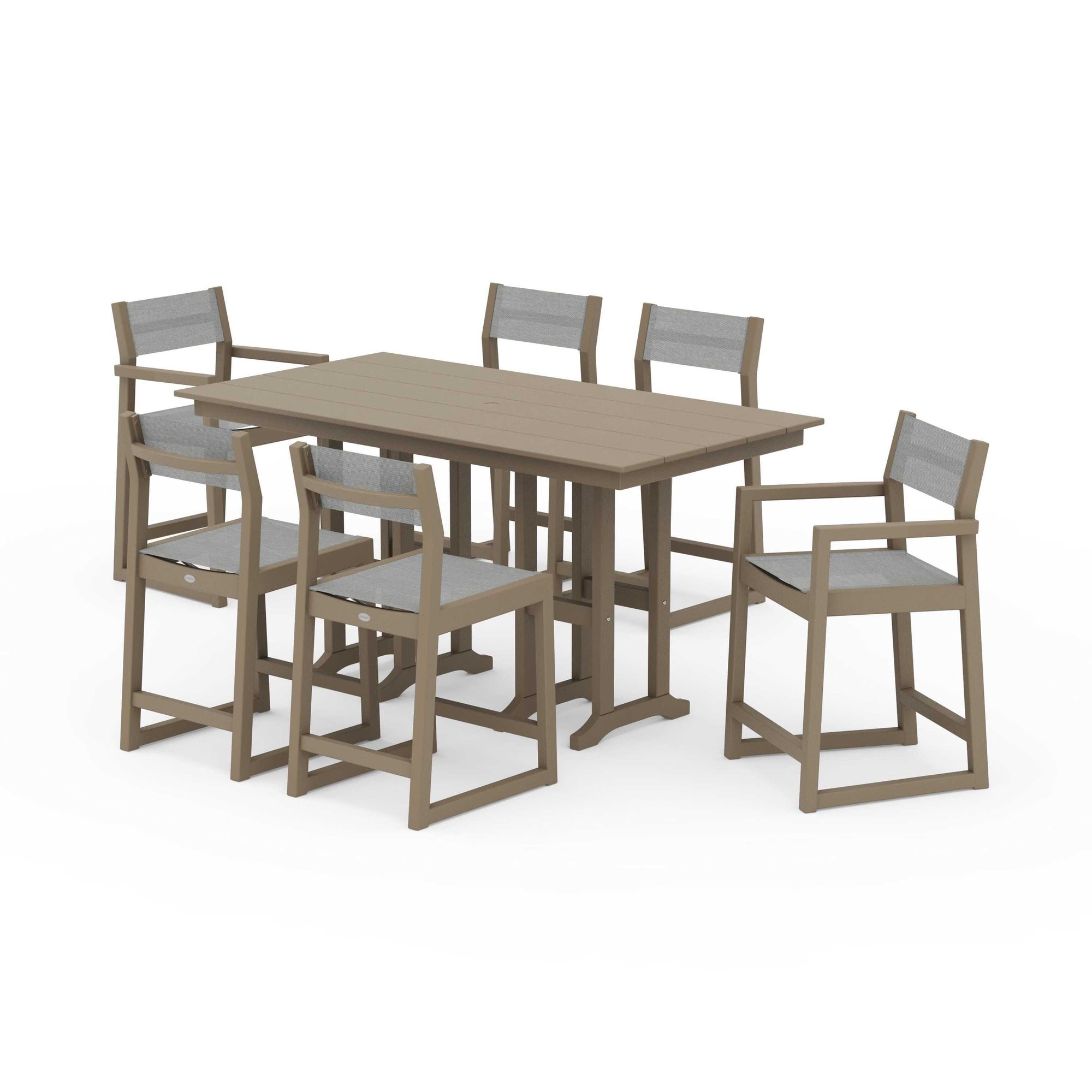 EDGE Sling 7-Piece Farmhouse Counter Set