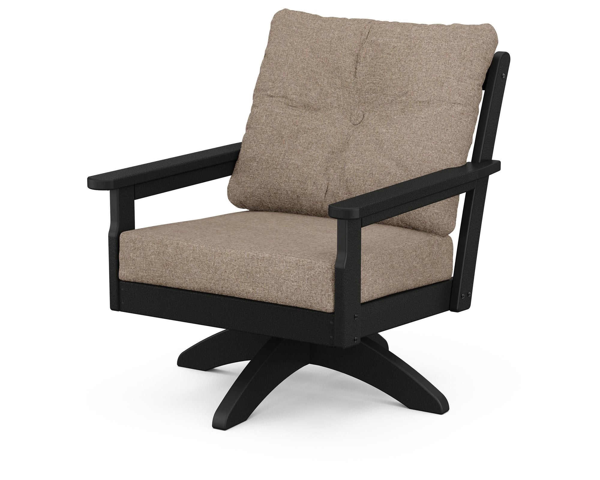 Polywood Vineyard Deep Seating Swivel Chair