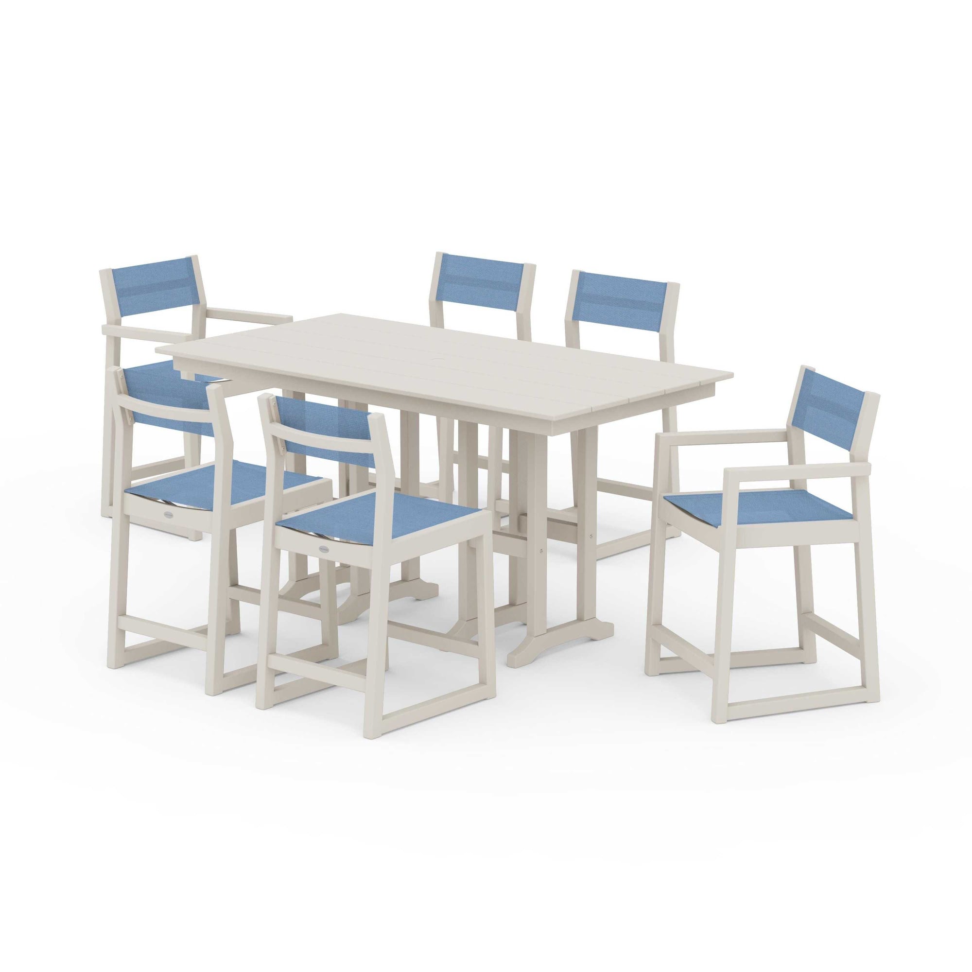 EDGE Sling 7-Piece Farmhouse Counter Set