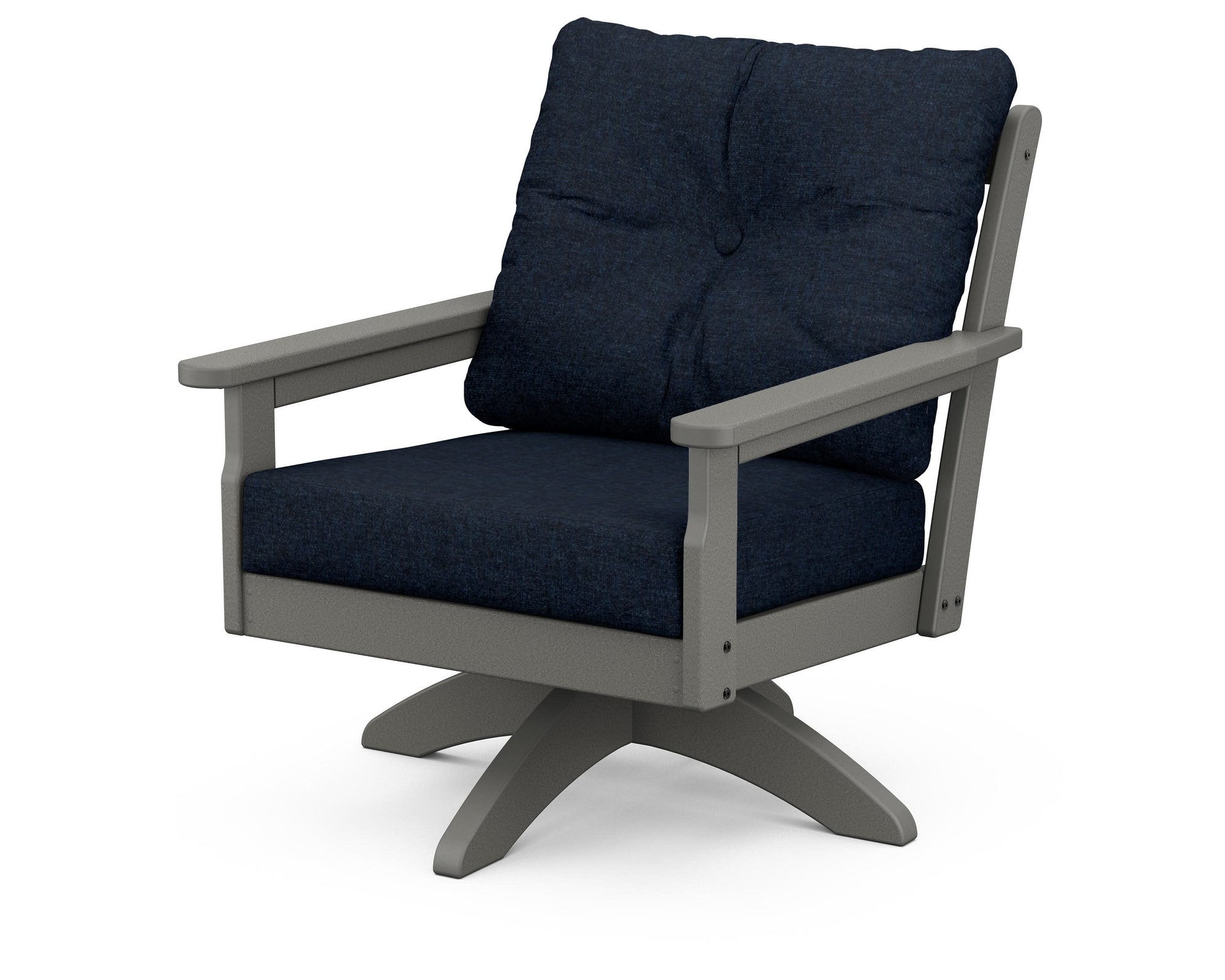 Polywood Vineyard Deep Seating Swivel Chair