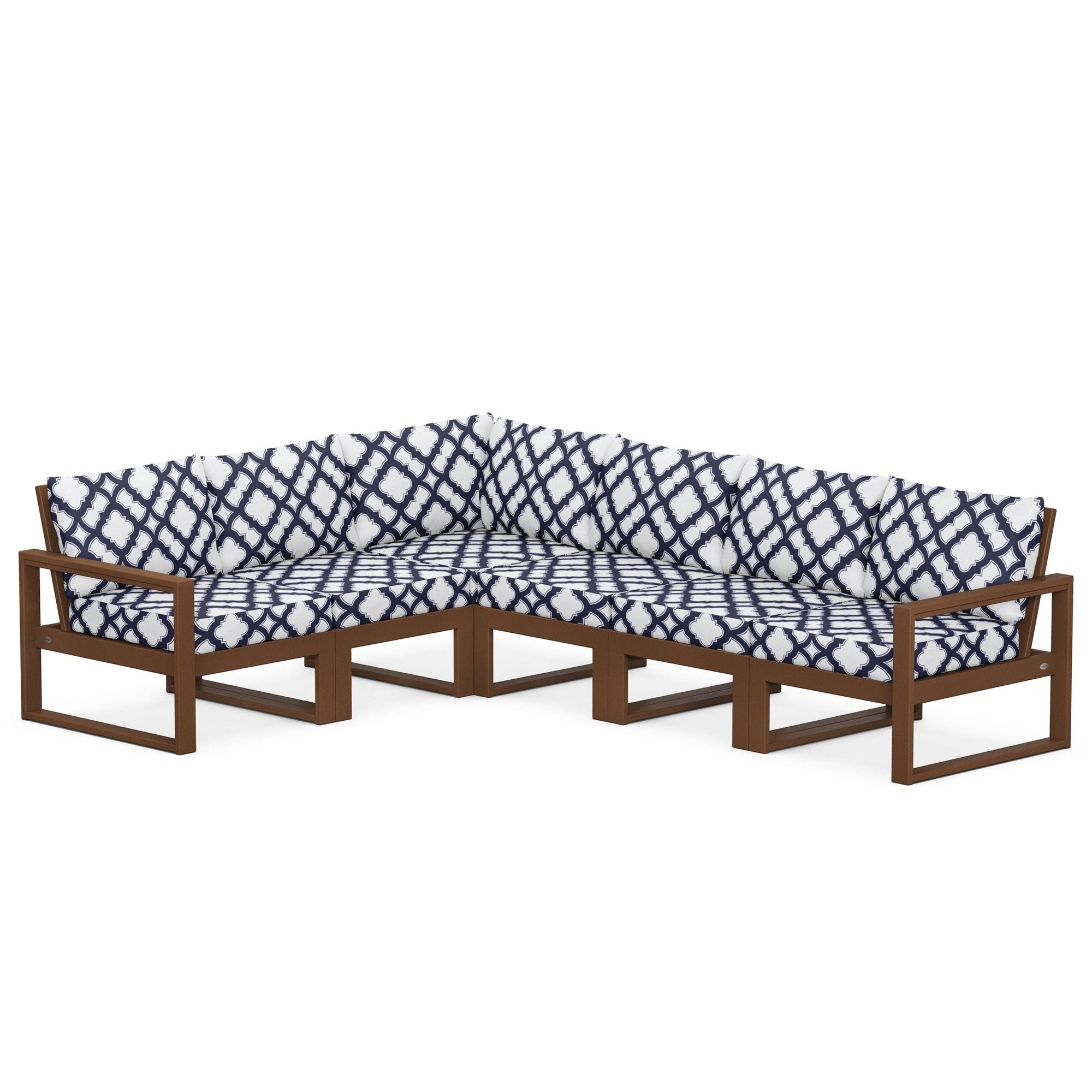 Polywood EDGE 6-Piece Modular Deep Seating Set