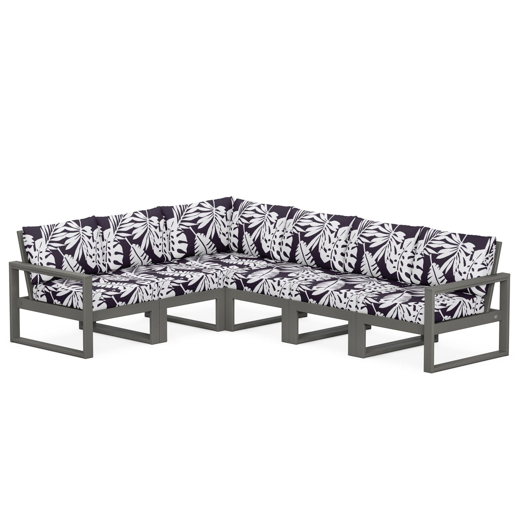 Polywood EDGE 6-Piece Modular Deep Seating Set