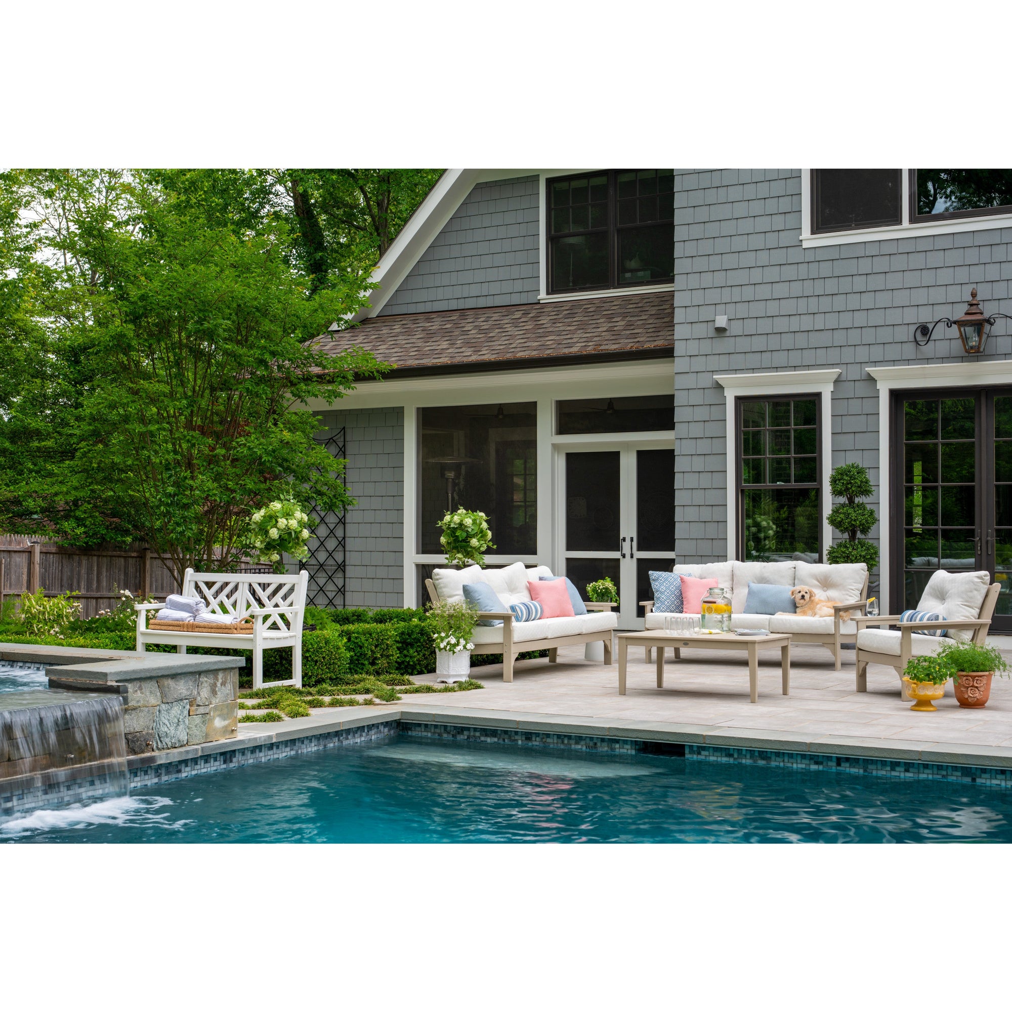 Polywood Vineyard Deep Seating Sofa