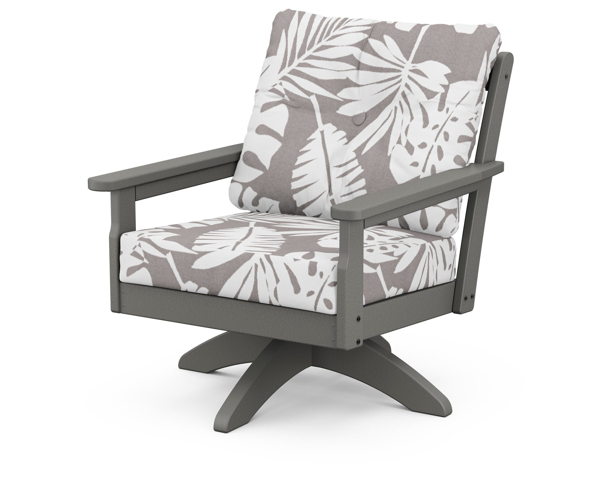 Polywood Vineyard Deep Seating Swivel Chair