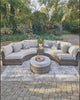 Video: the Montauk Curve sectional on a stone patio
