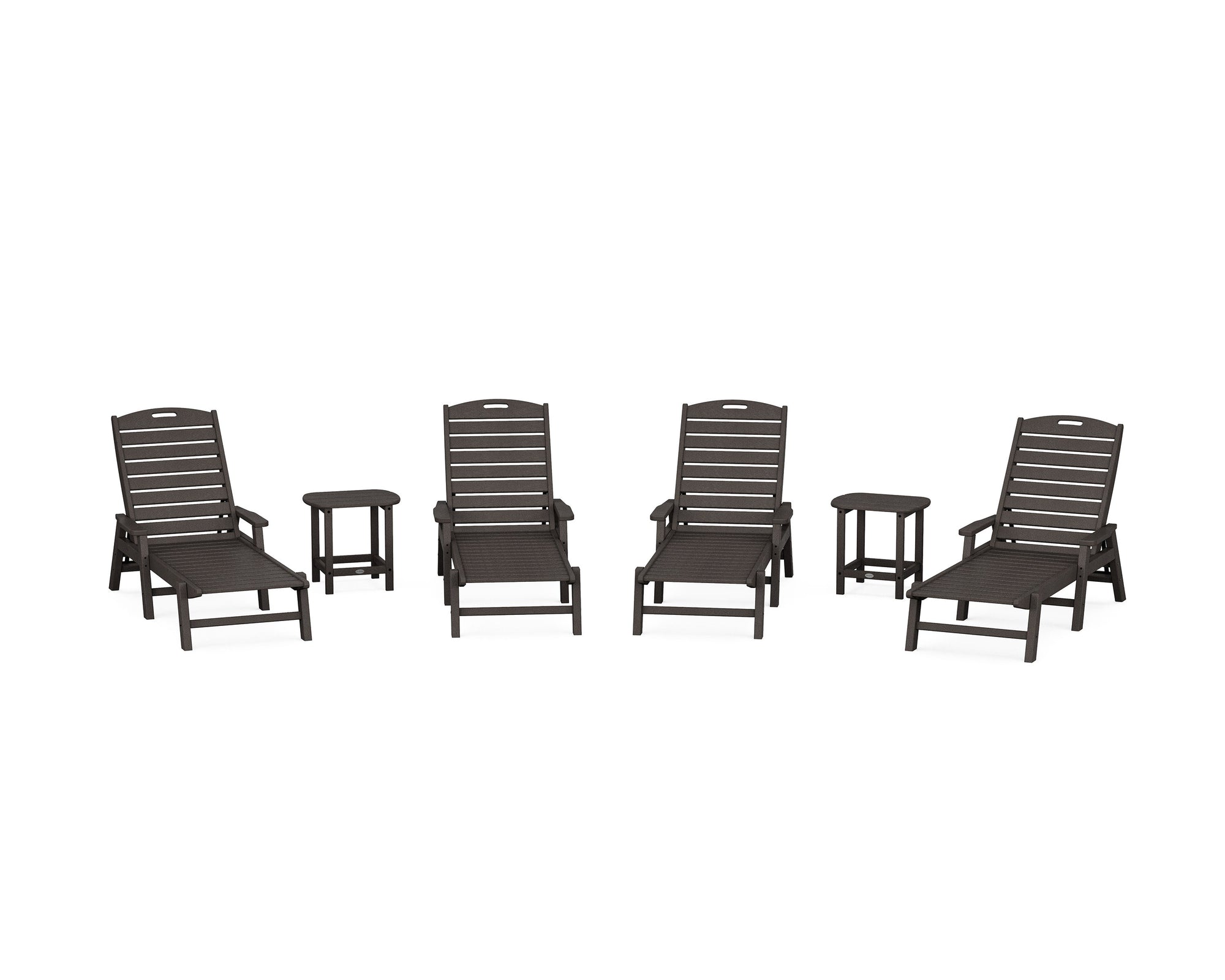 Nautical Chaise 6-Piece Set with Arms