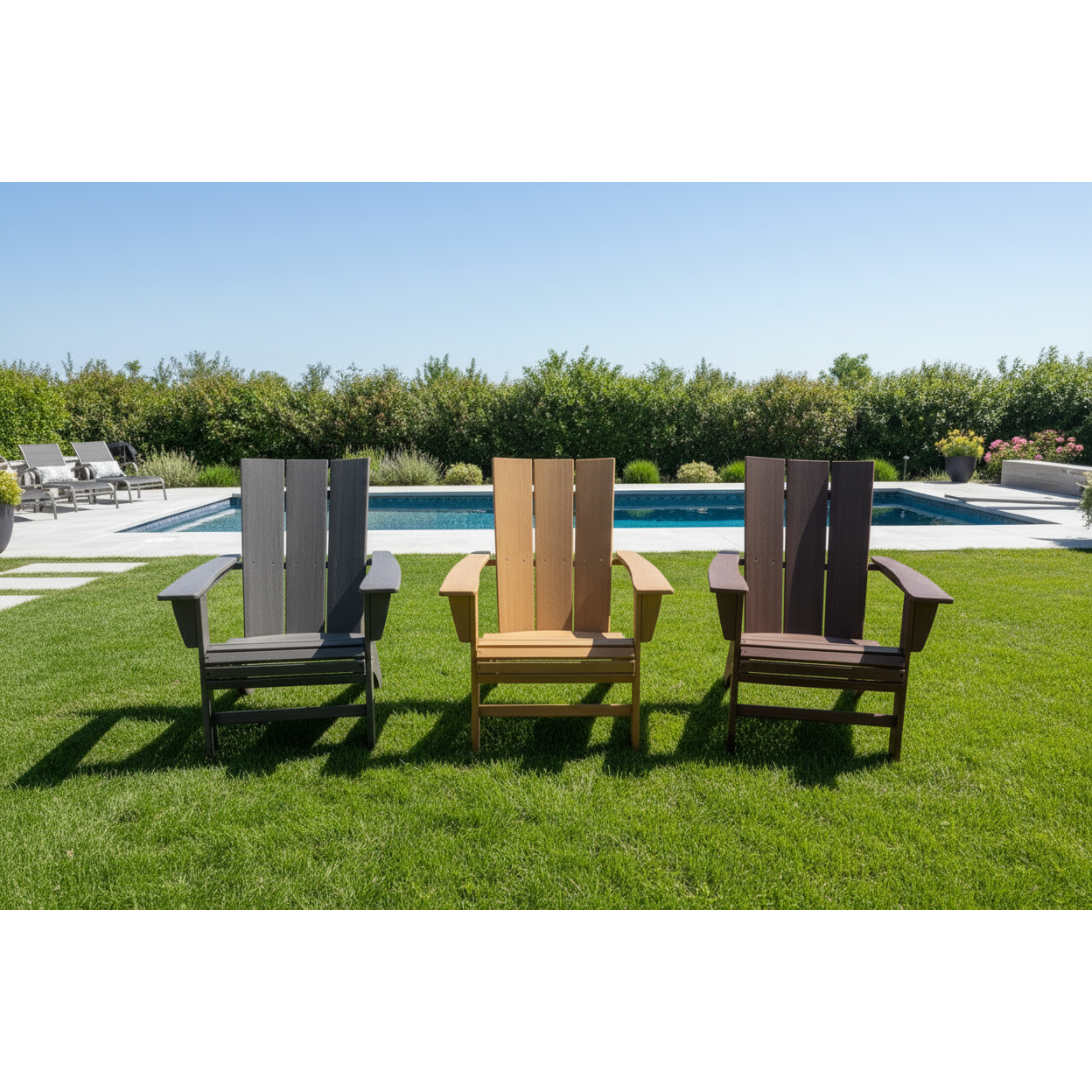 Polywood Modern Curveback Adirondack Chair