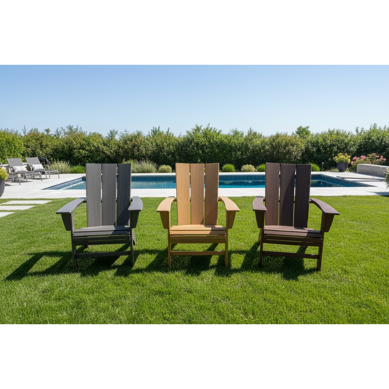 Polywood Modern Curveback Adirondack Chair