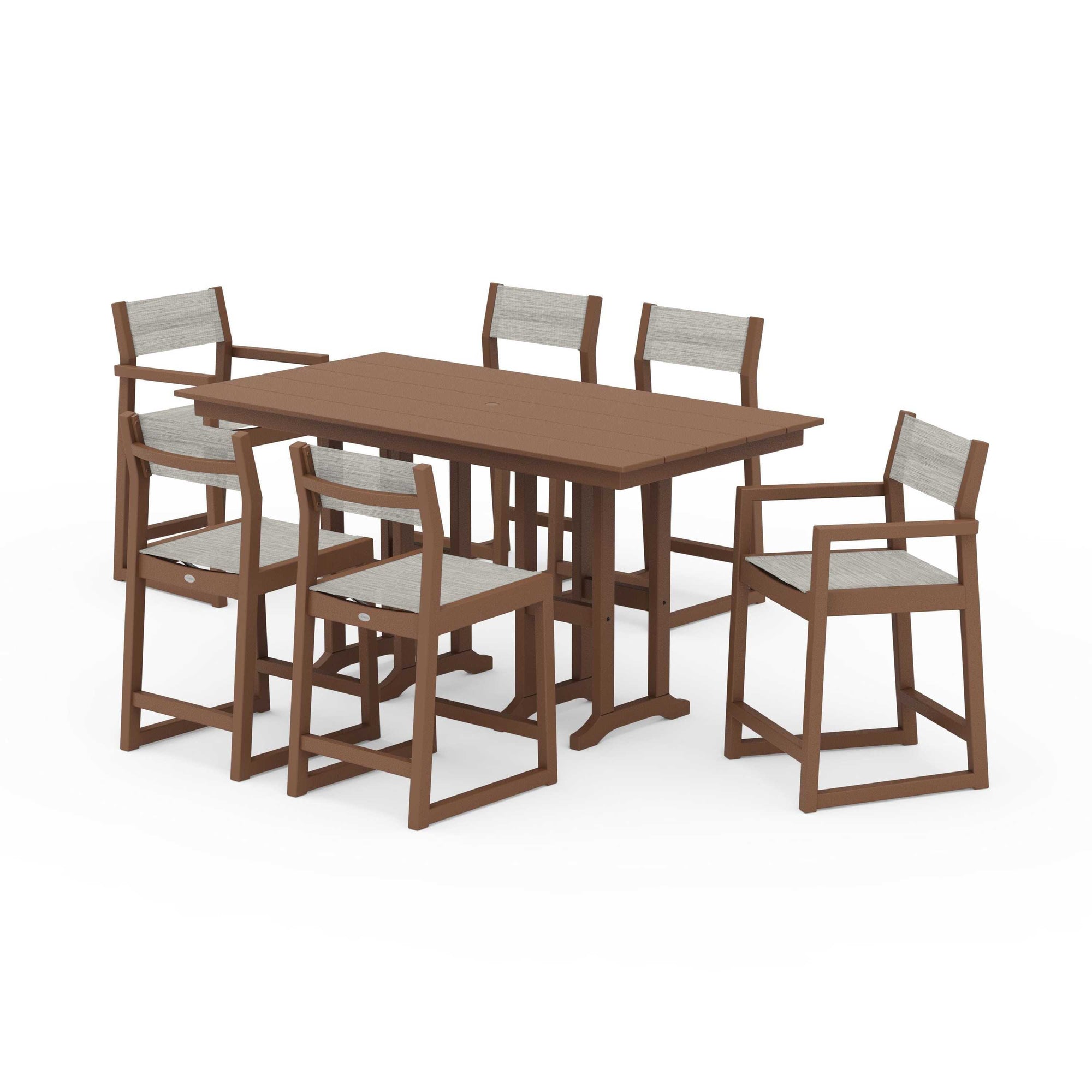 EDGE Sling 7-Piece Farmhouse Counter Set