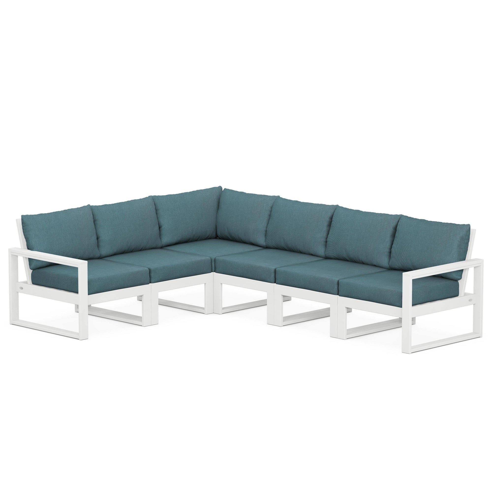 Polywood EDGE 6-Piece Modular Deep Seating Set