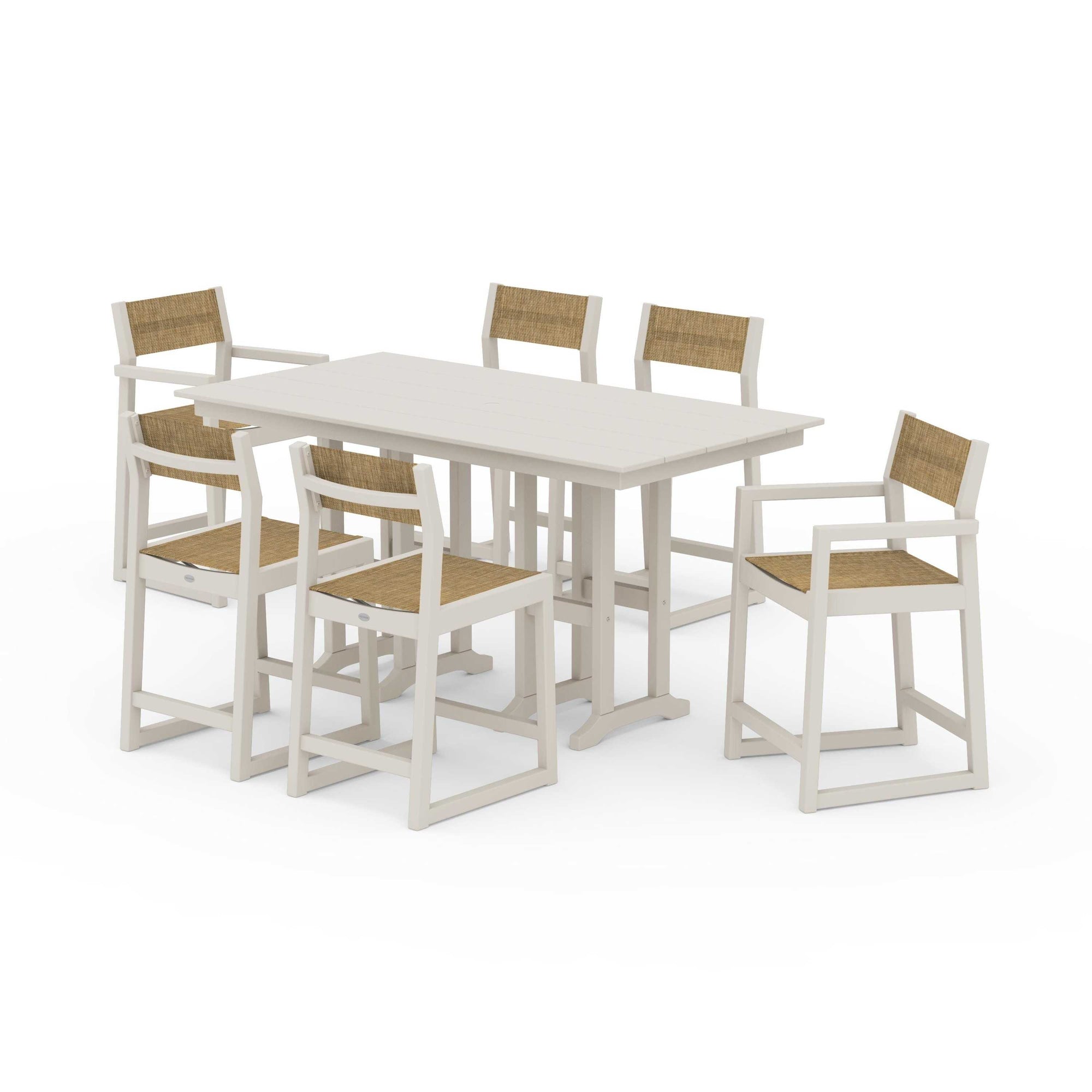 EDGE Sling 7-Piece Farmhouse Counter Set