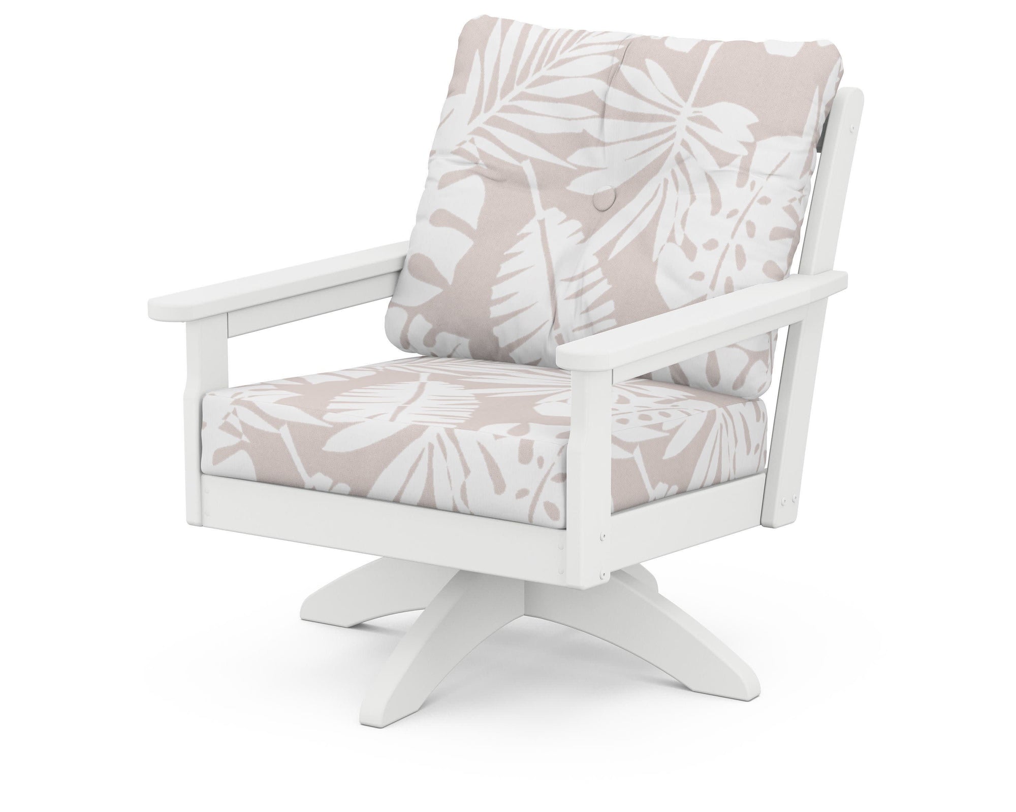 Polywood Vineyard Deep Seating Swivel Chair