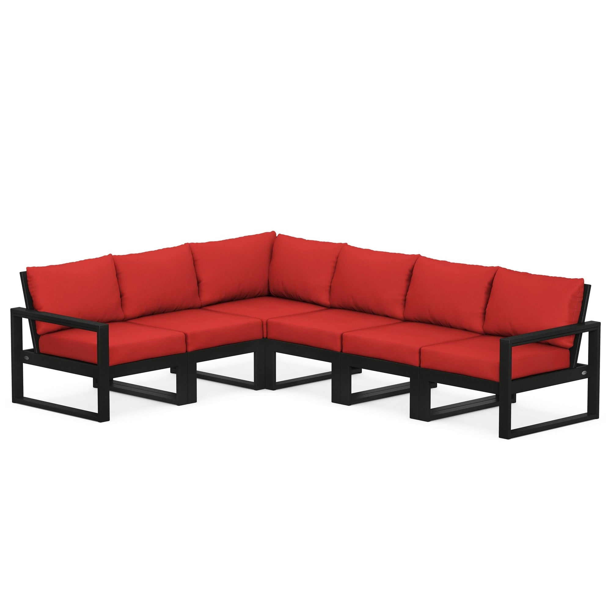 Polywood EDGE 6-Piece Modular Deep Seating Set