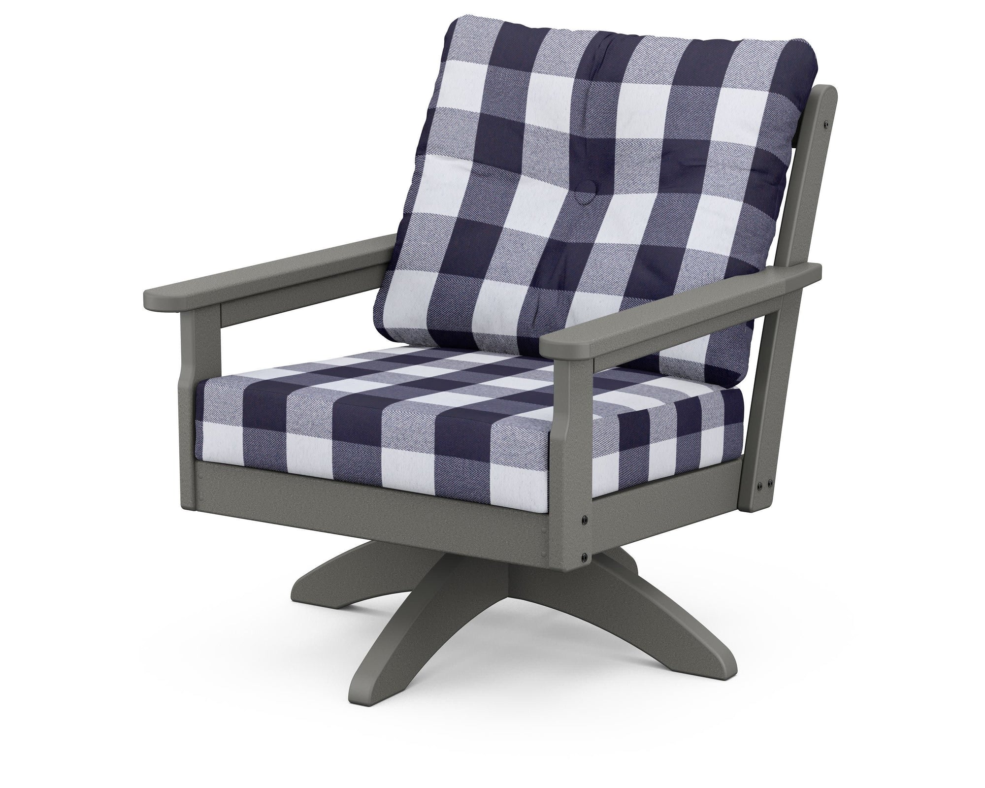 Polywood Vineyard Deep Seating Swivel Chair