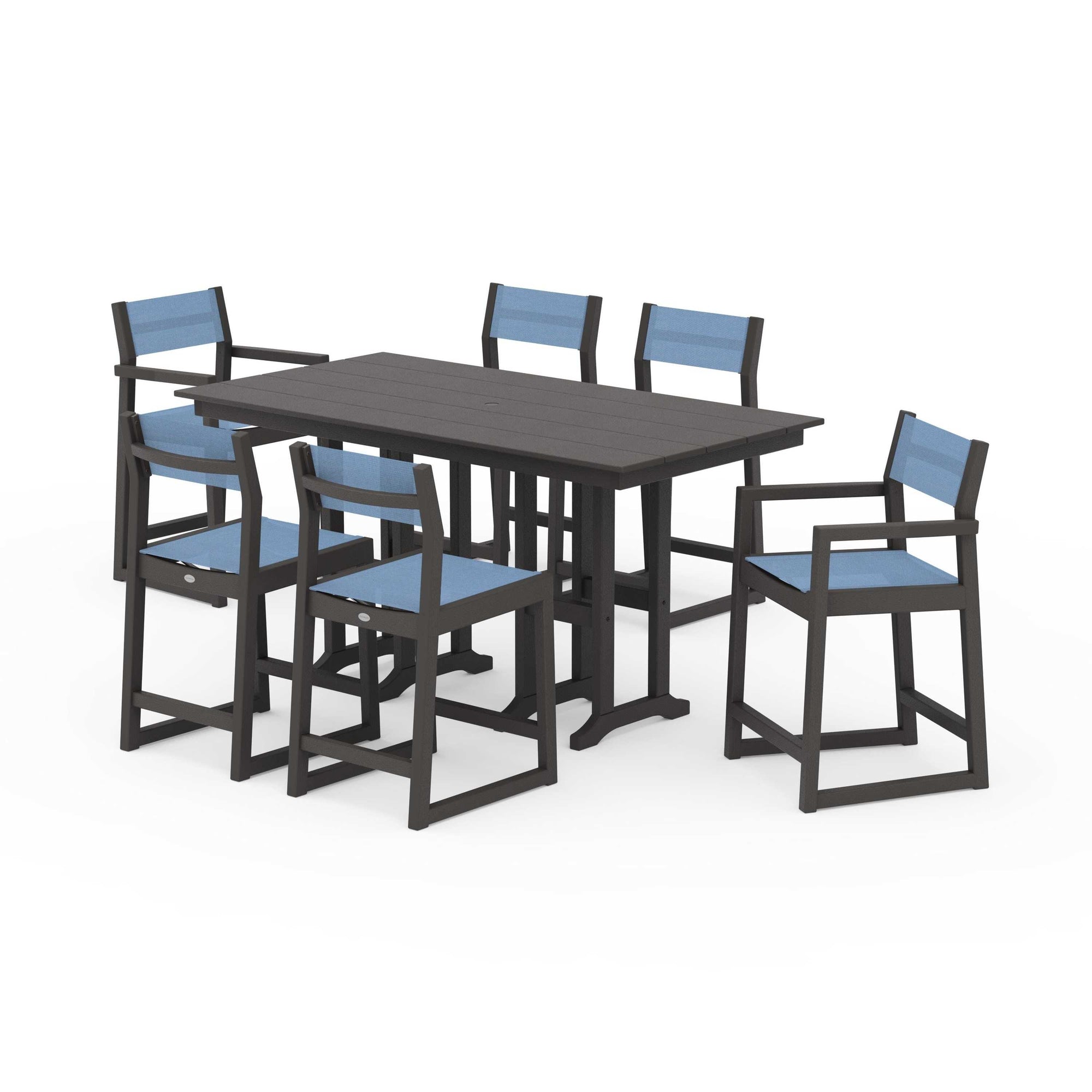 EDGE Sling 7-Piece Farmhouse Counter Set