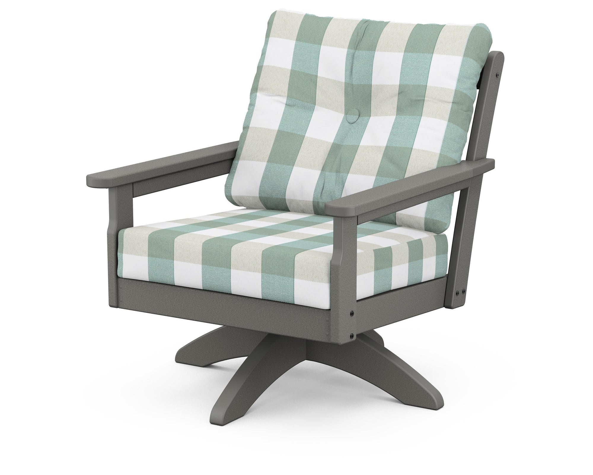 Polywood Vineyard Deep Seating Swivel Chair