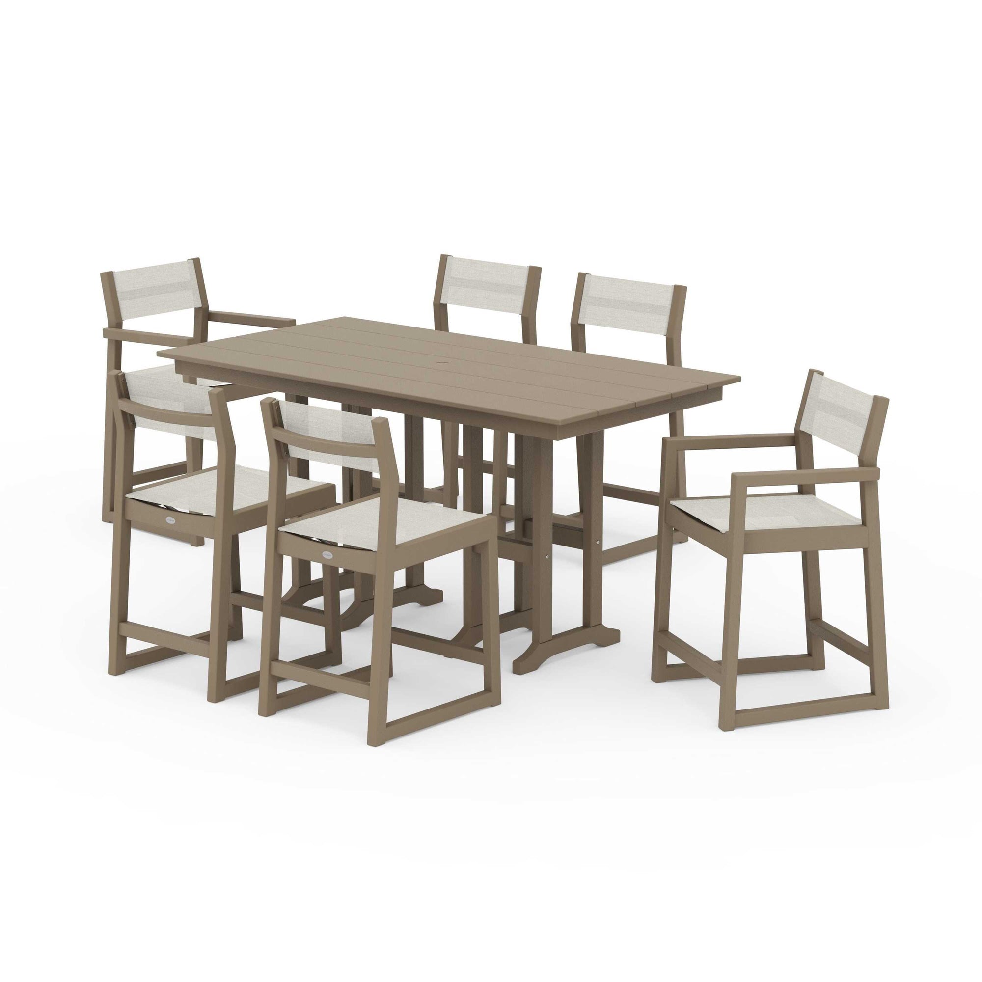 EDGE Sling 7-Piece Farmhouse Counter Set