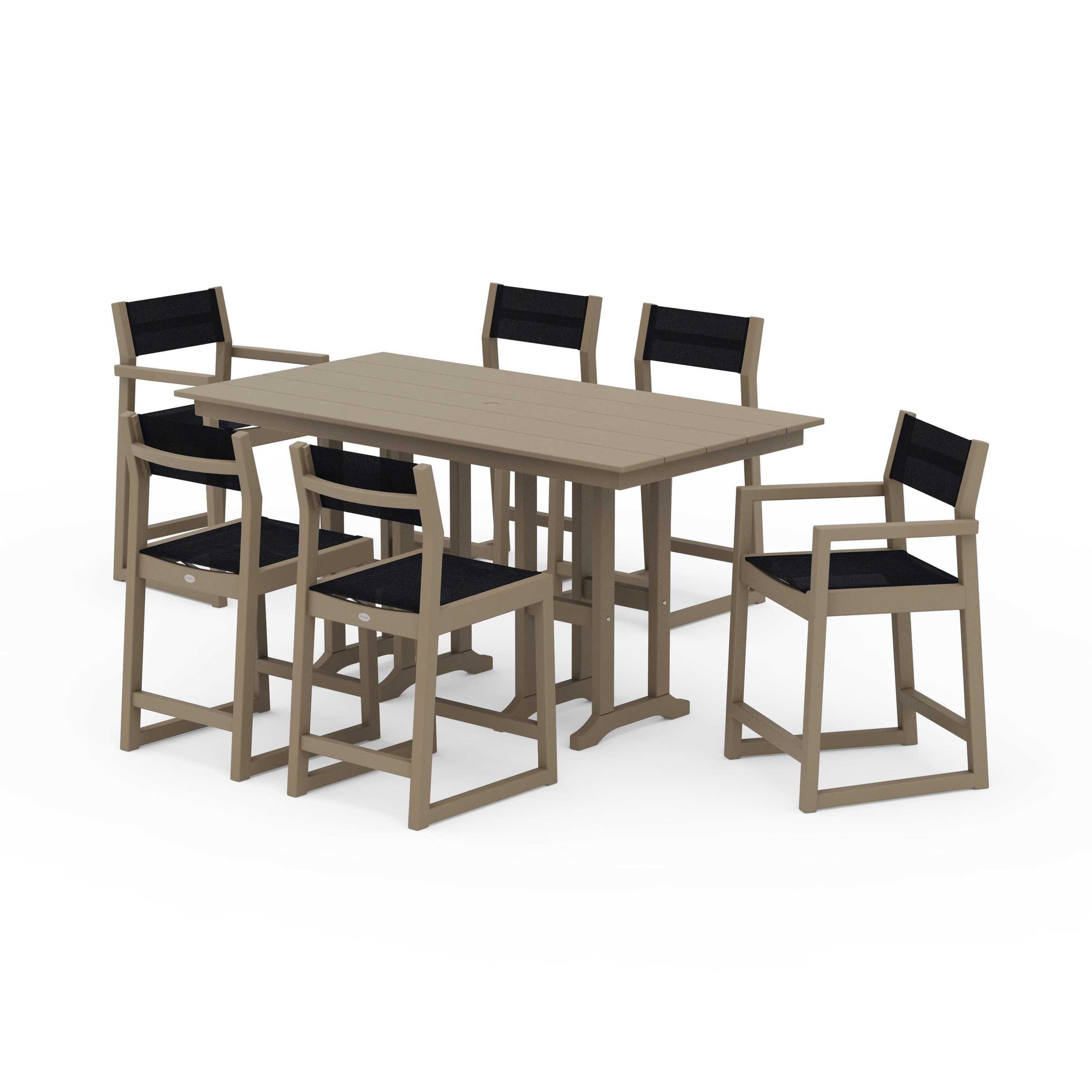 EDGE Sling 7-Piece Farmhouse Counter Set
