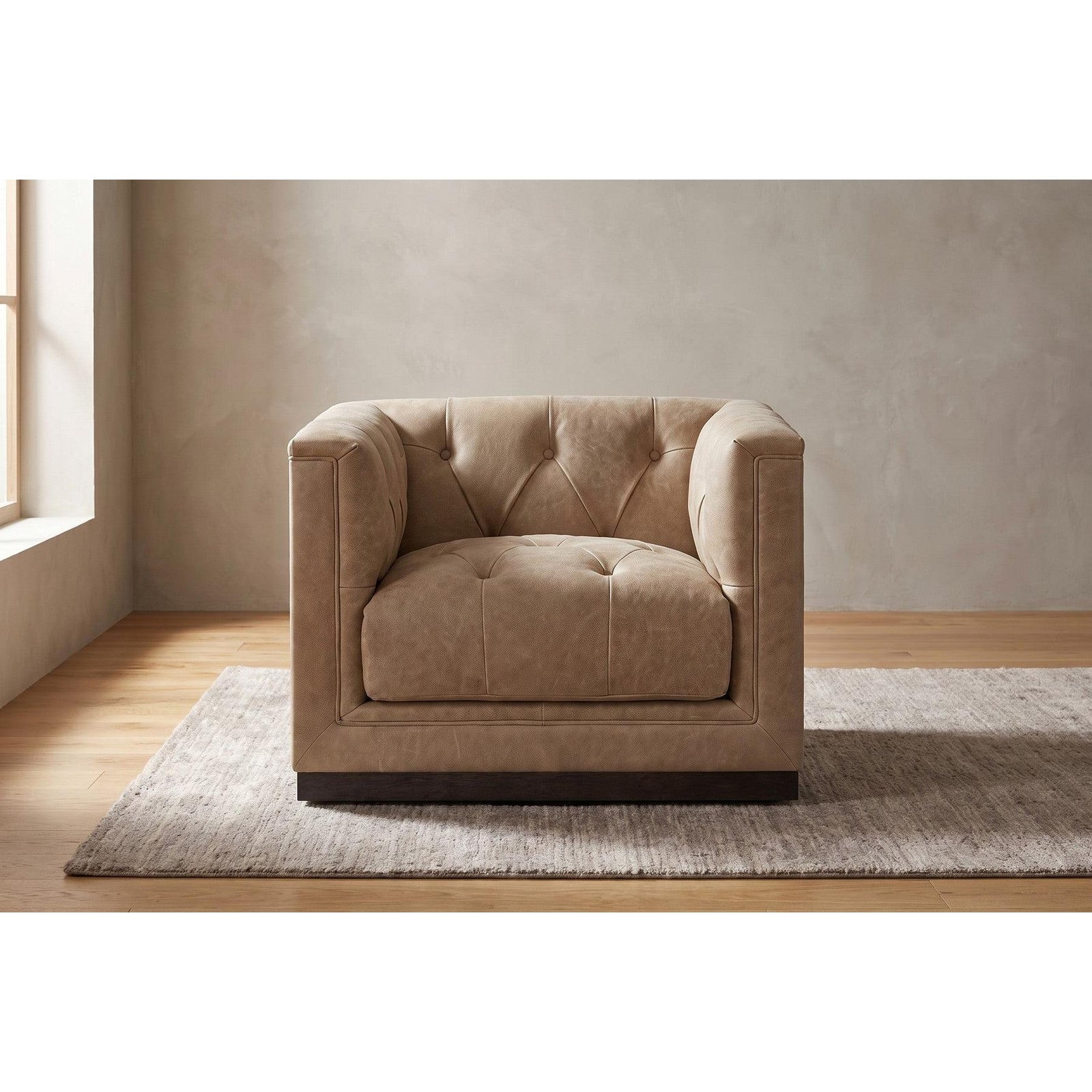 Universal Quinn Swivel Club Chair – Taupe