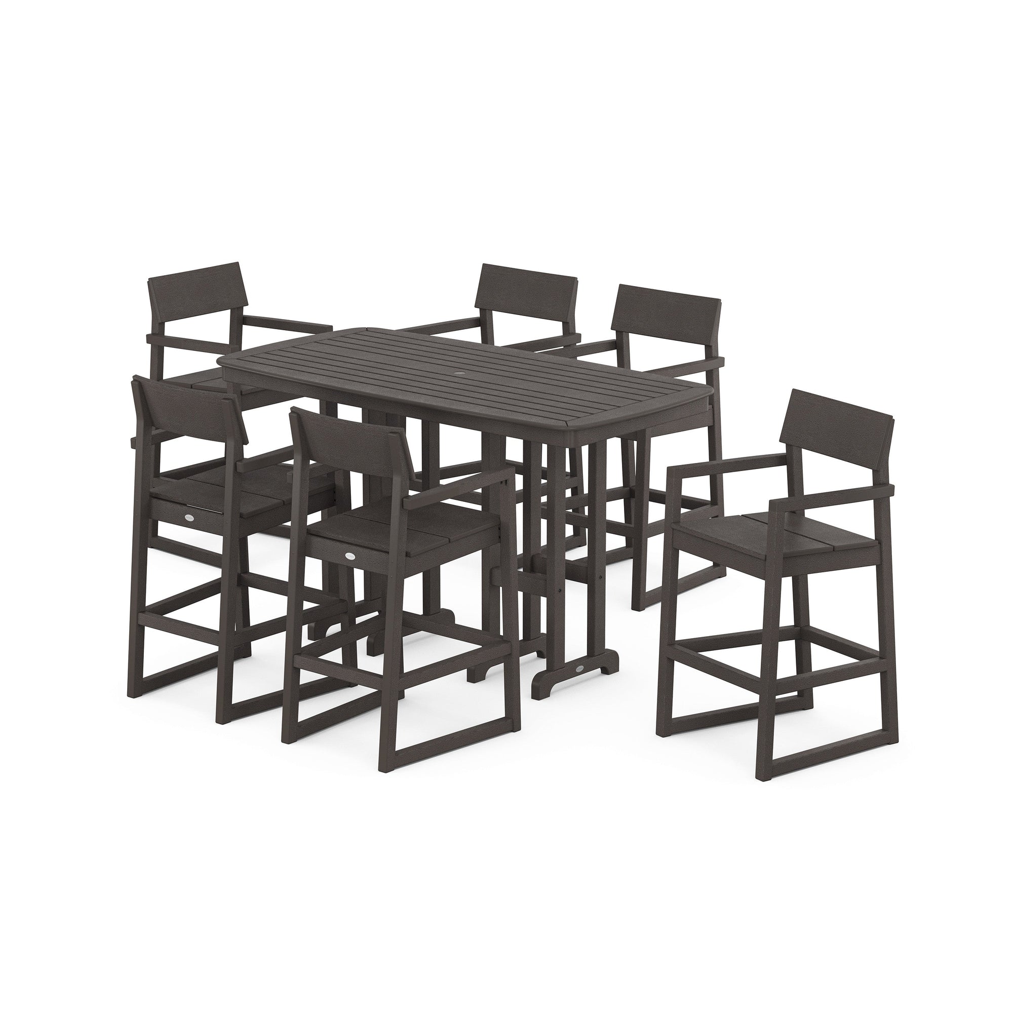 EDGE Arm Chair 7-Piece Bar Set