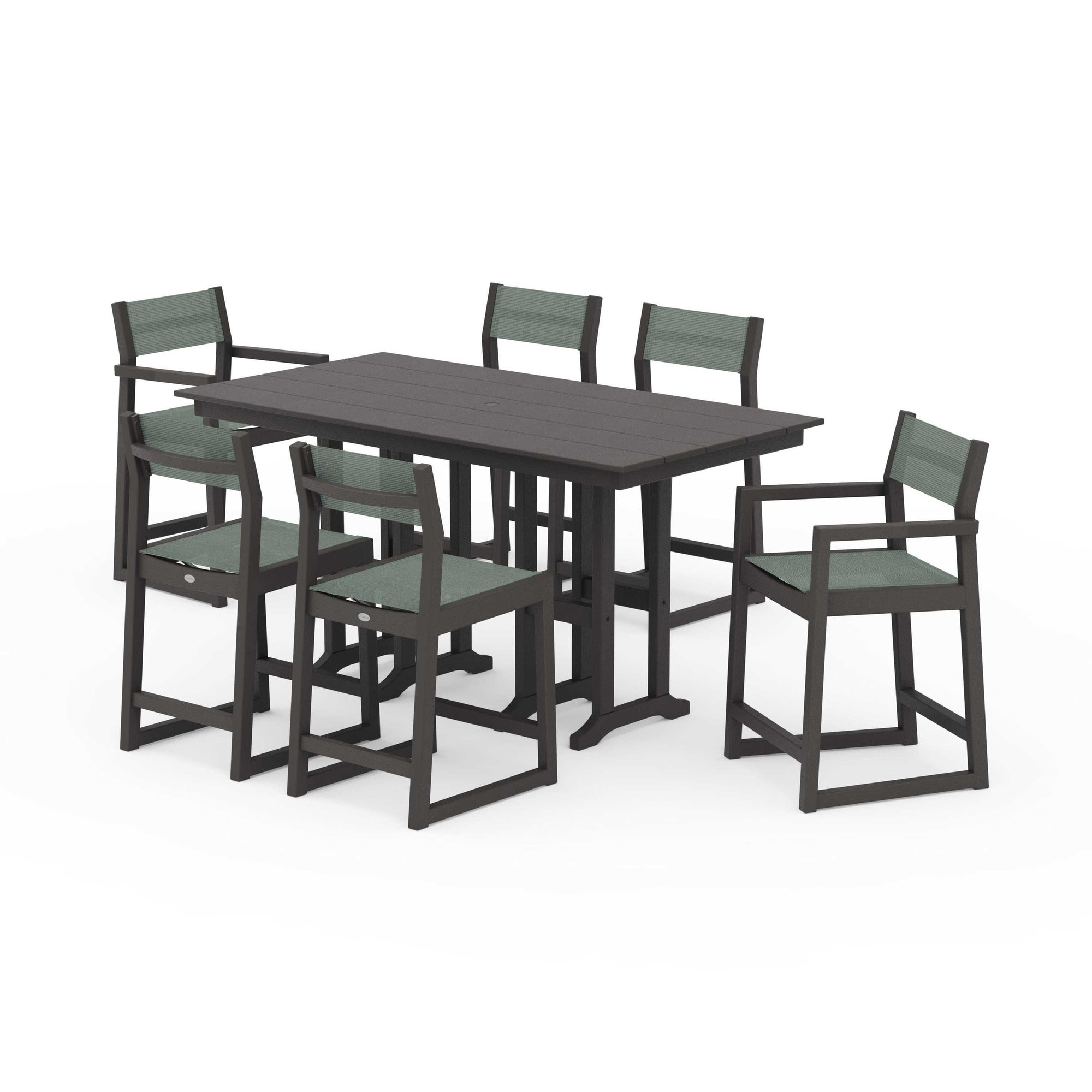 EDGE Sling 7-Piece Farmhouse Counter Set