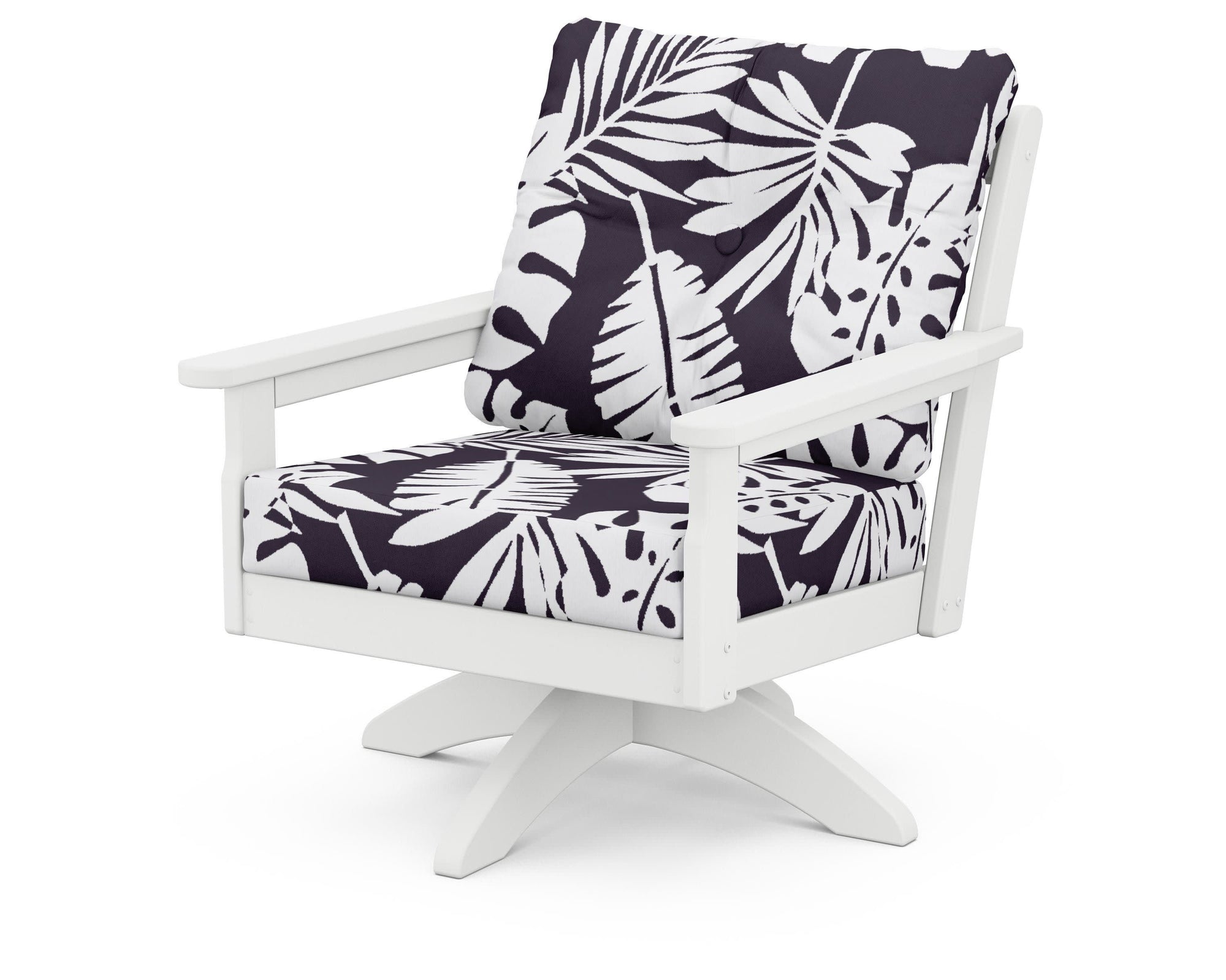 Polywood Vineyard Deep Seating Swivel Chair