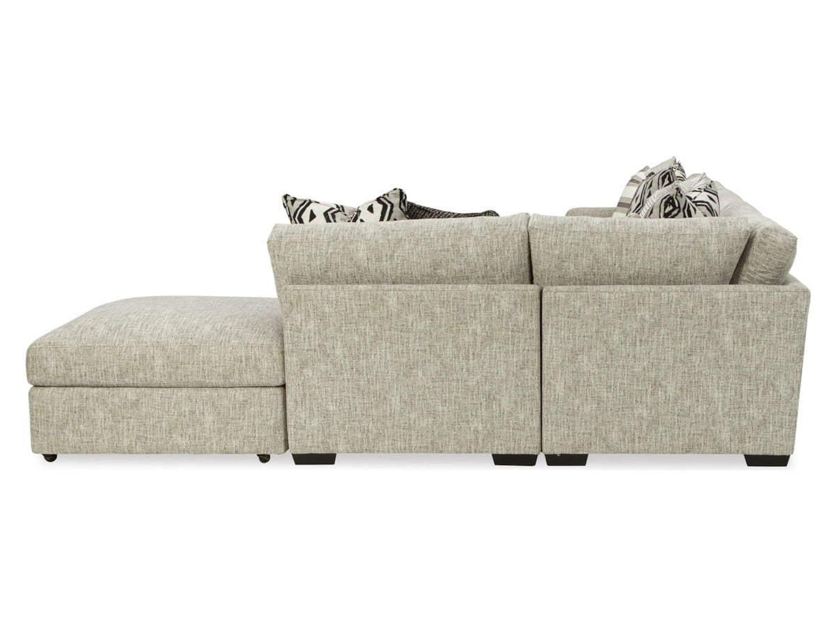 Rhodes 41 Modular 5-Pc Sectional, front view