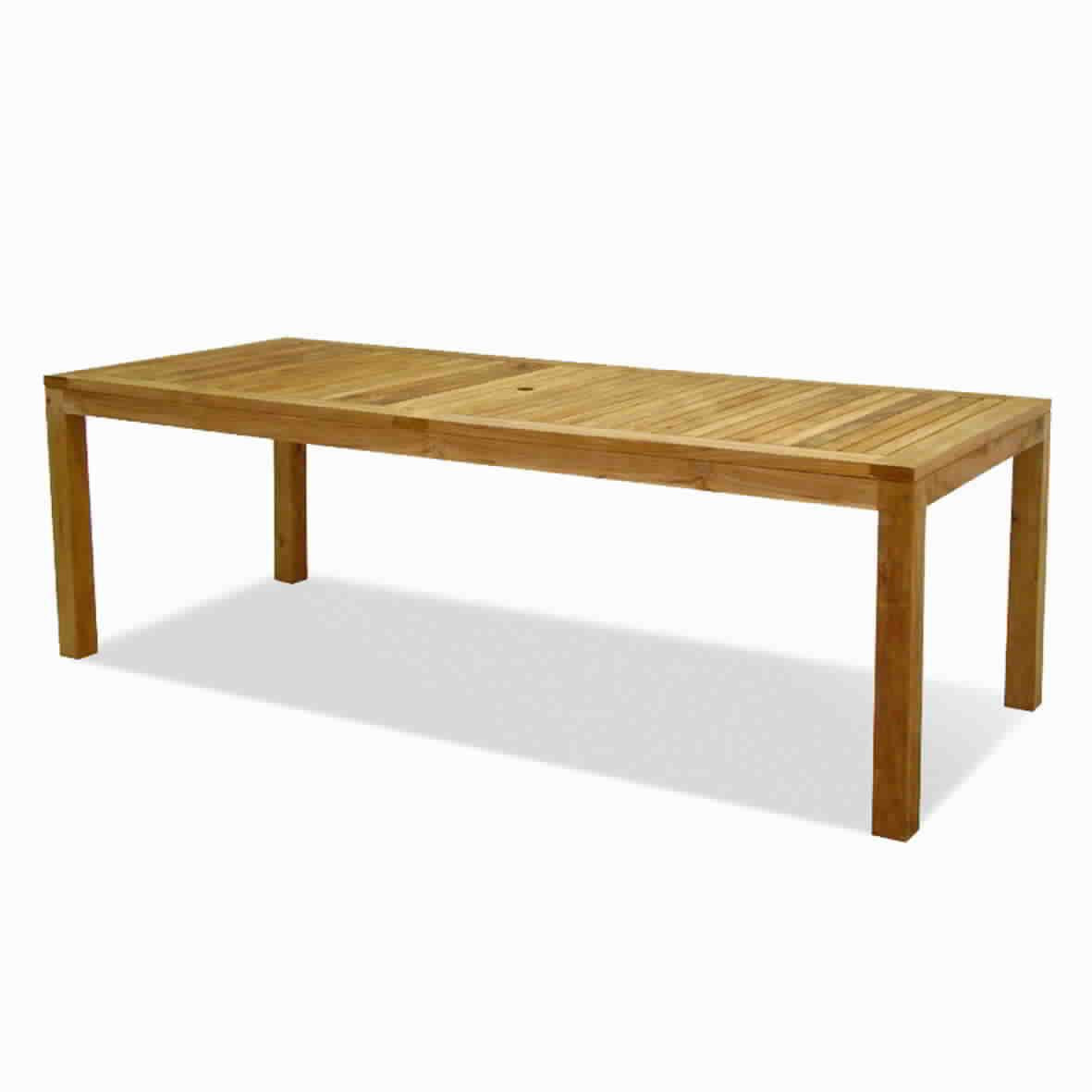 Katana Teak Outdoor Patio Dining Table 86" Rectangular