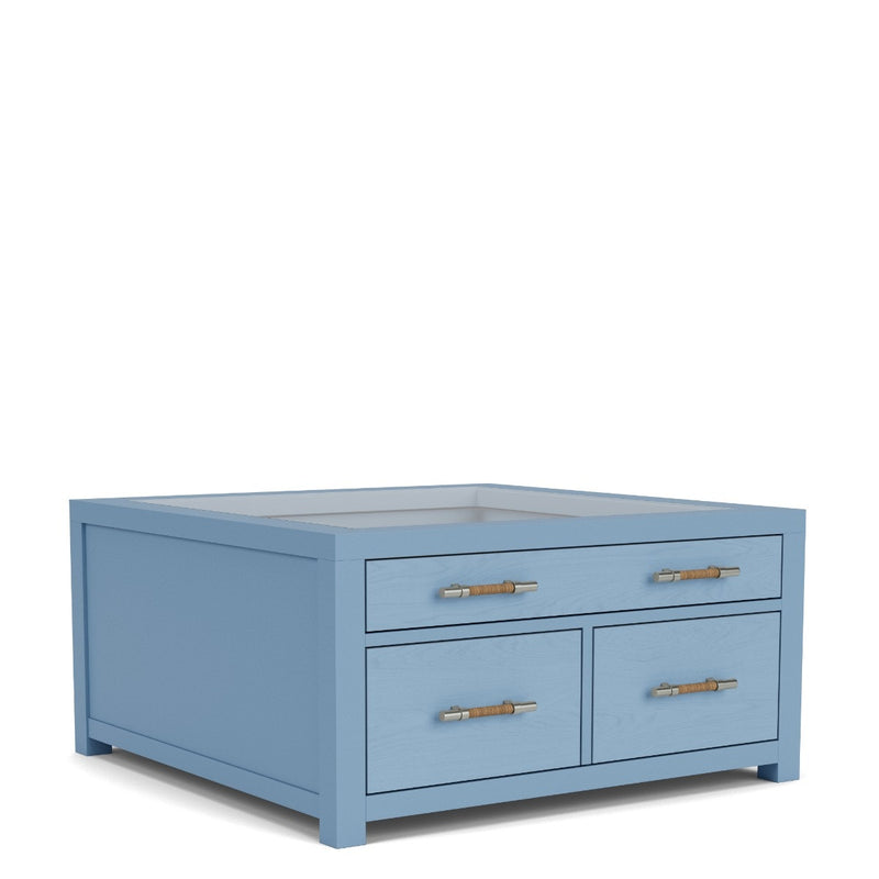 Hilton Head Coastal Blue 36" Collector Table